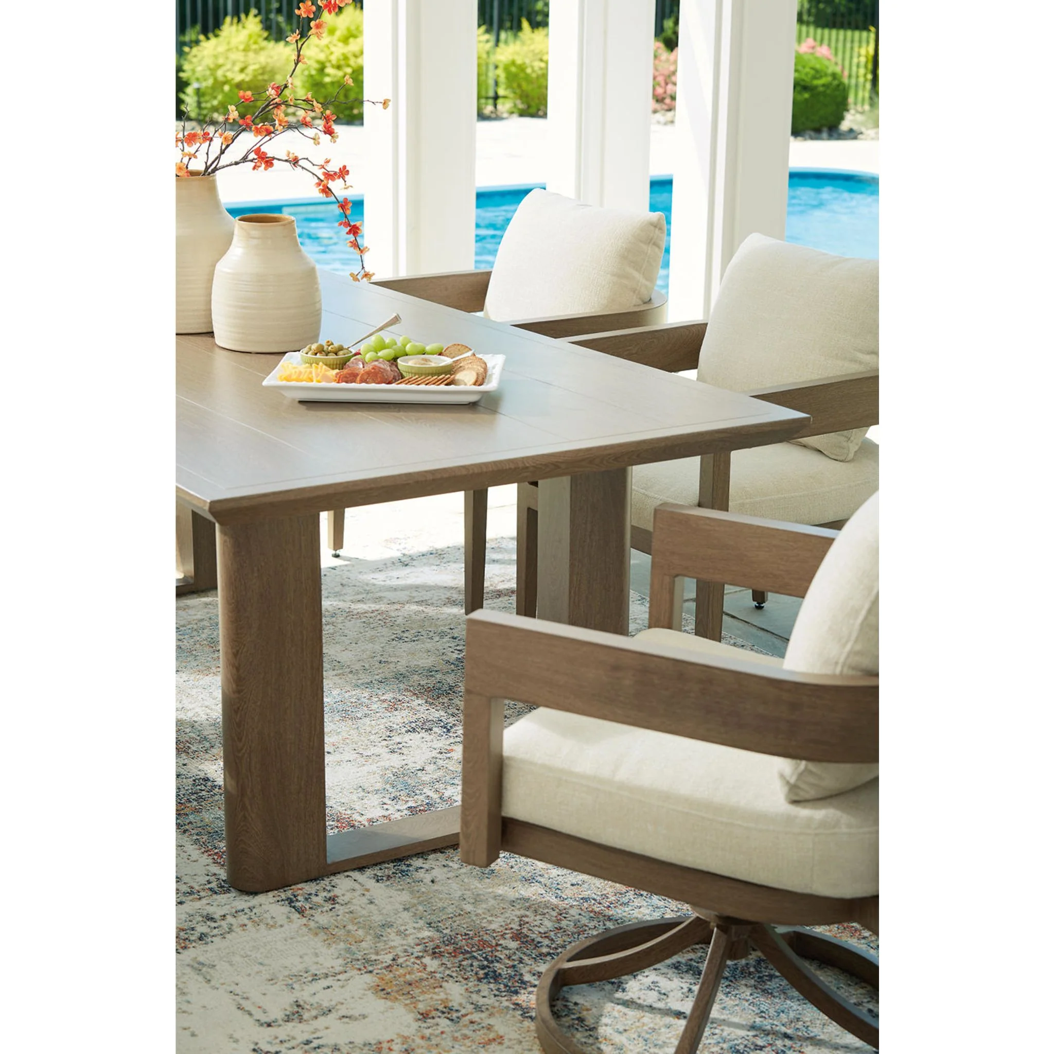 Serene Bay Outdoor Swivel Chair w/Cushion (set of 2) - Image 15