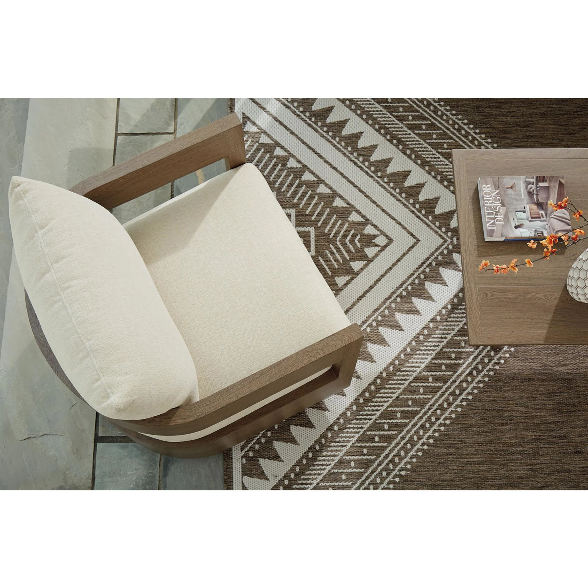 Serene Bay Outdoor Swivel Glider Chair - Image 11