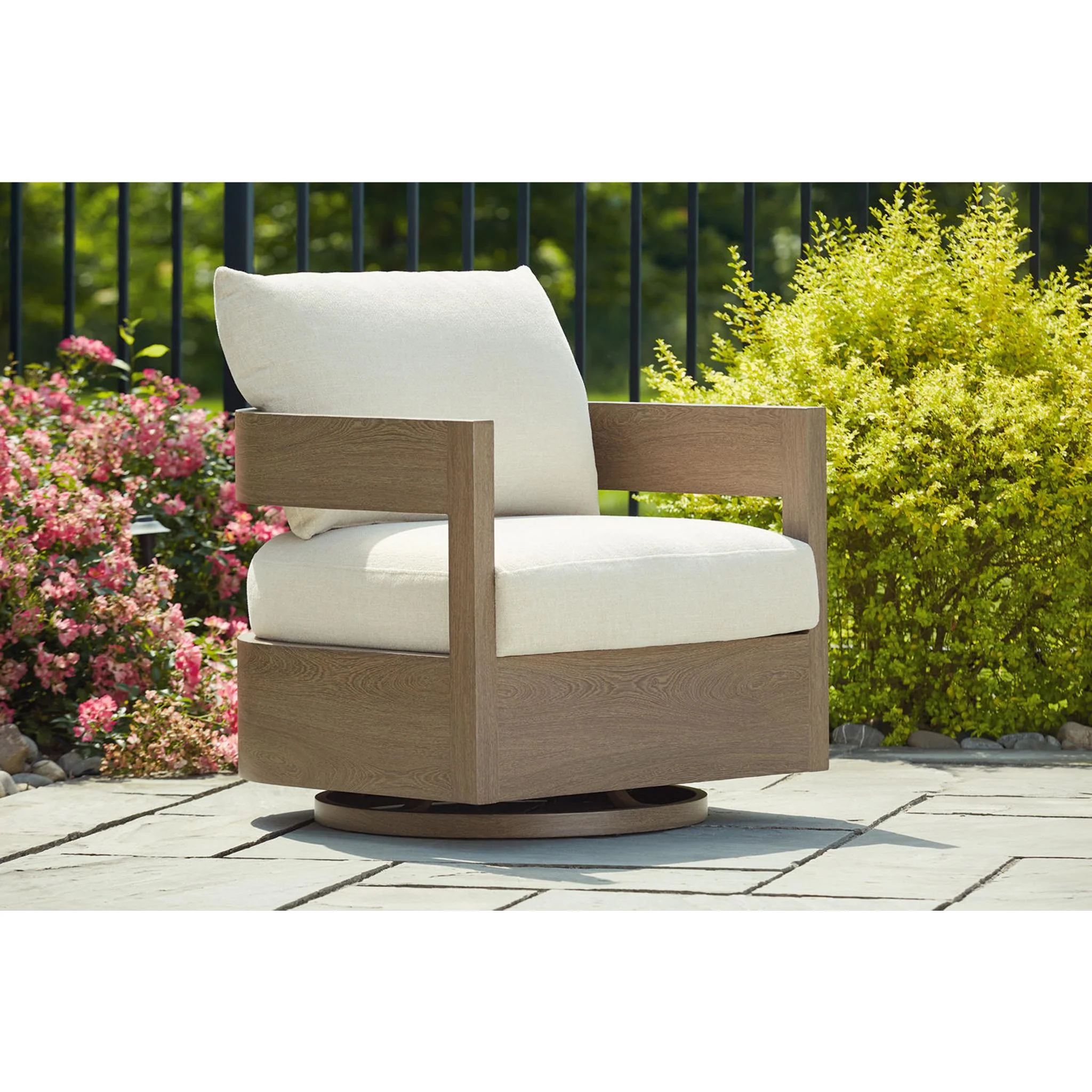 Serene Bay Outdoor Swivel Glider Chair - Image 2