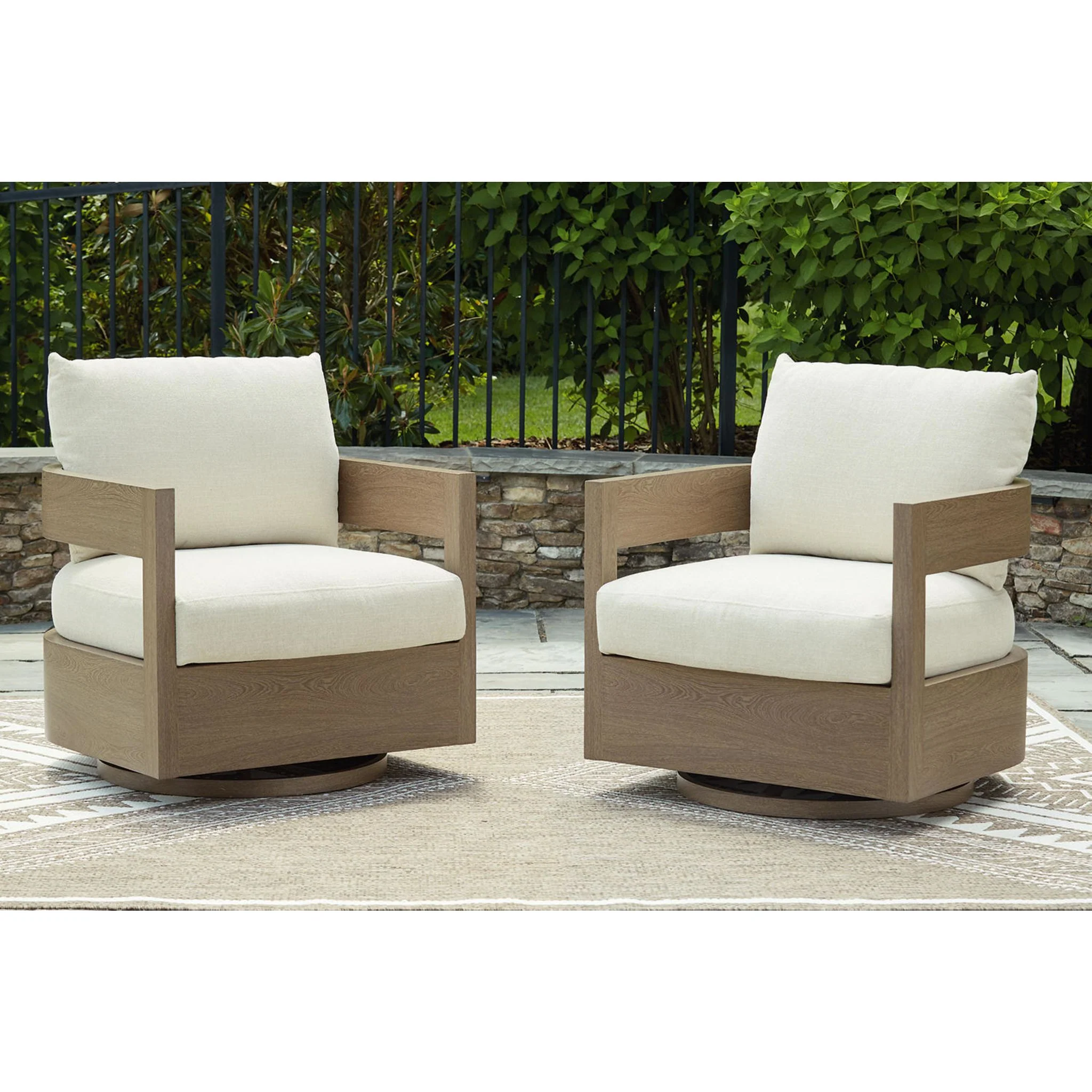 Serene Bay Outdoor Swivel Glider Chair - Image 6