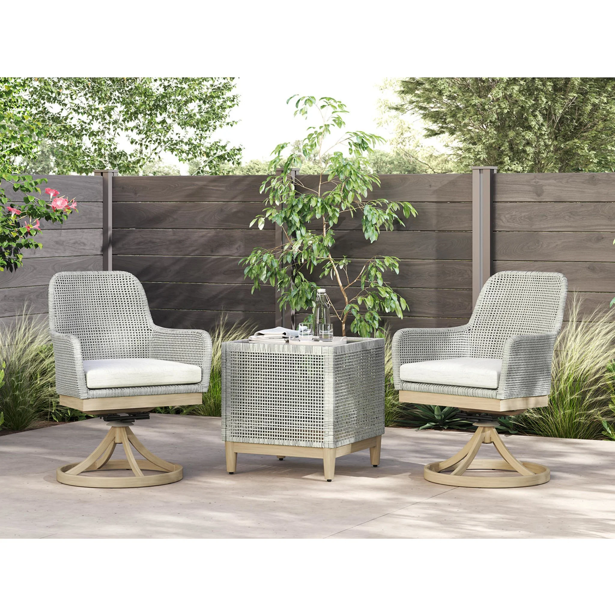 Seton Creek 3 Piece Outdoor Chat Set - Image 2