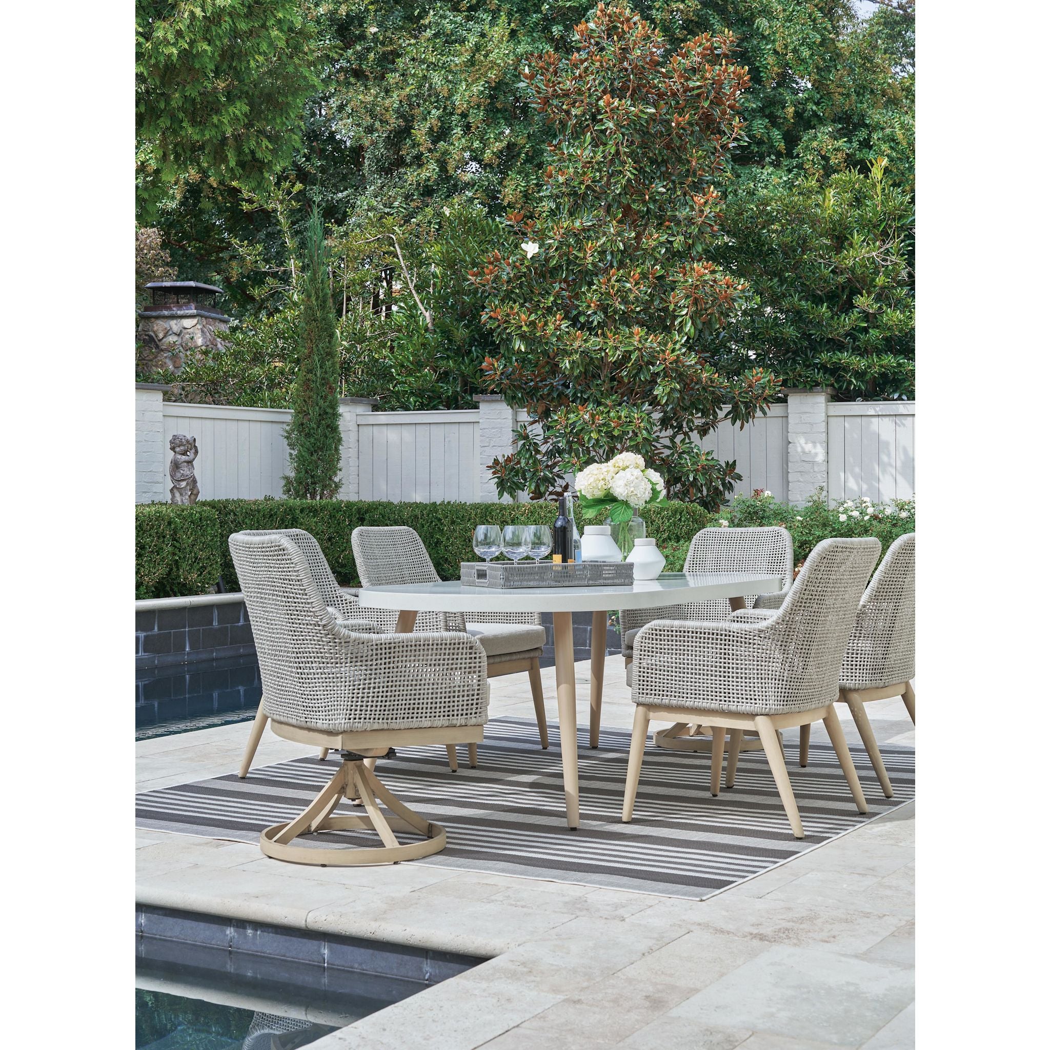Seton Creek 5 Piece Outdoor Dining Set - Image 26