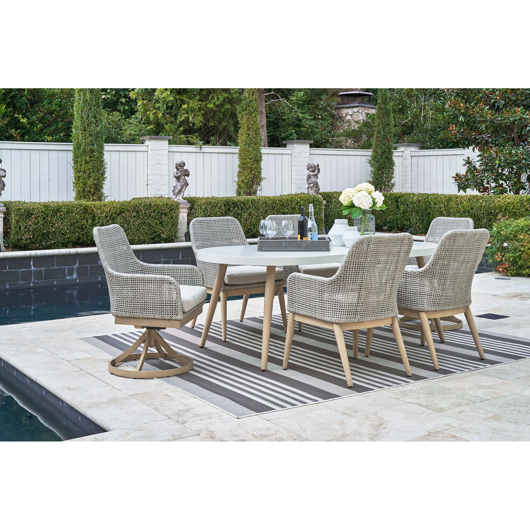 Seton Creek 7 Piece Outdoor Dining Set - Image 2