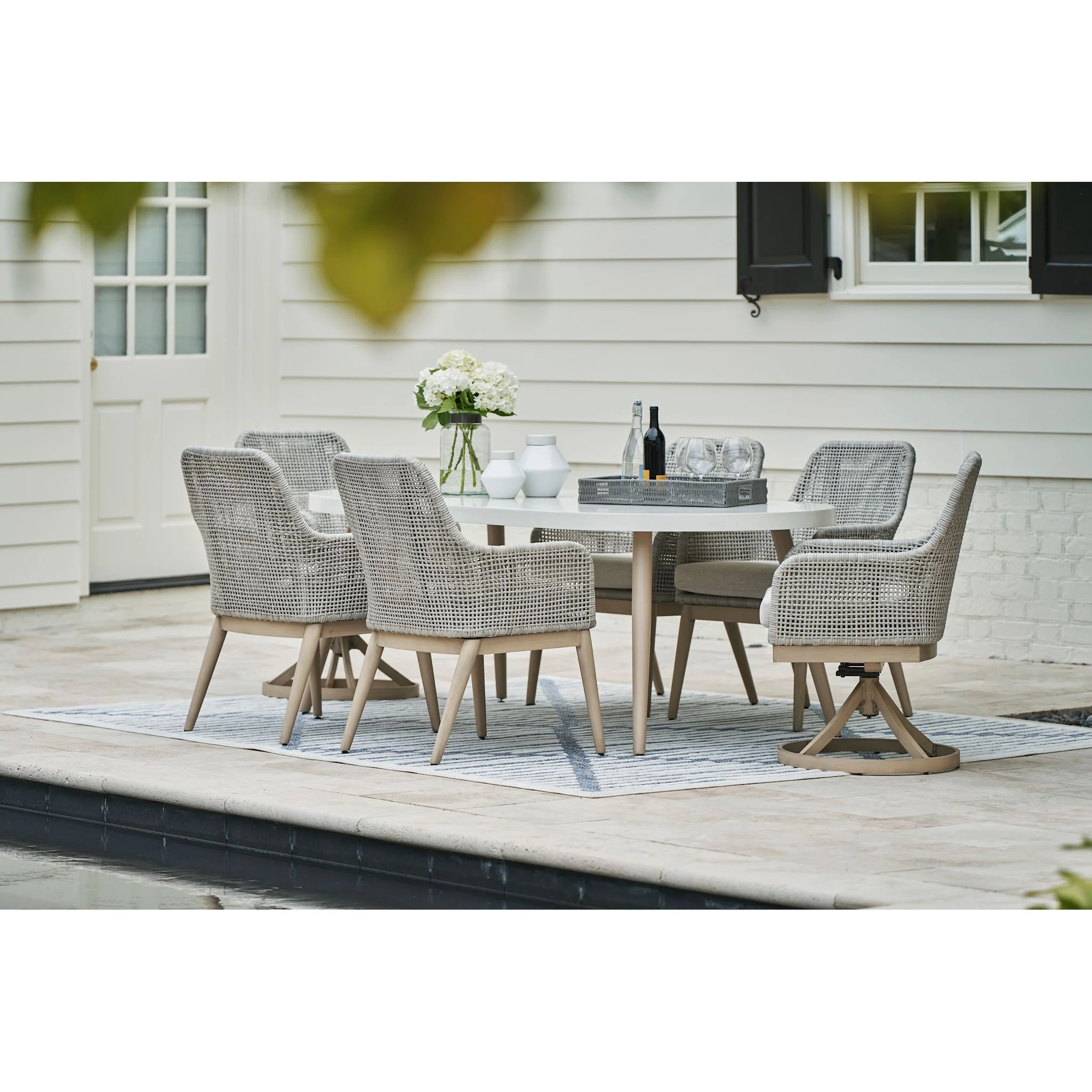 Seton Creek 7 Piece Outdoor Dining Set - Image 3
