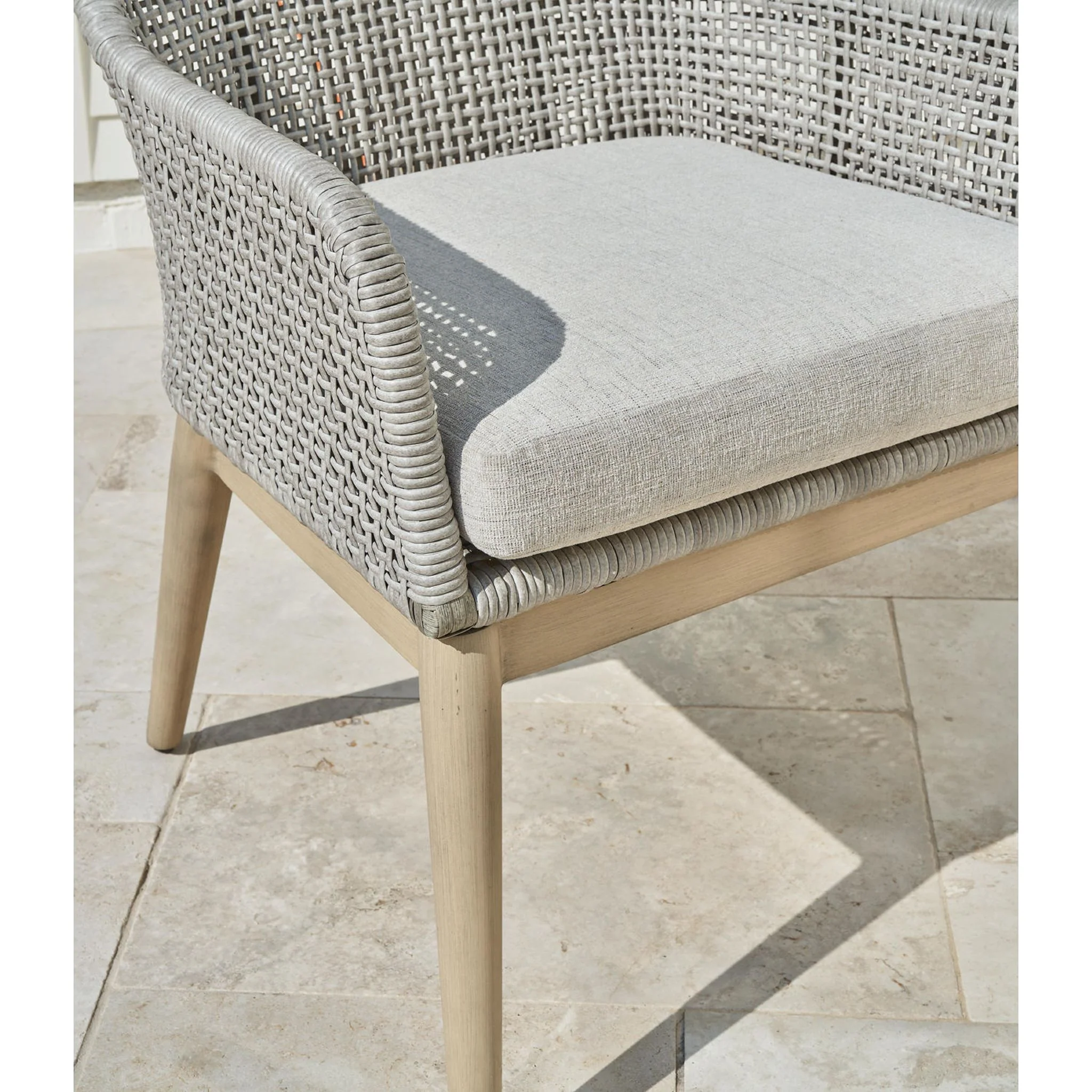 Seton Creek Outdoor Arm Chair with Cushion (set of 2) - Image 15