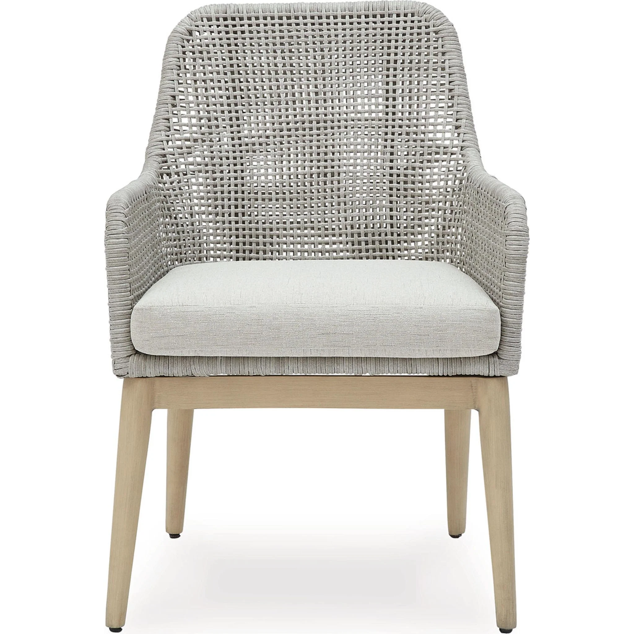 Seton Creek Outdoor Arm Chair with Cushion (set of 2) - Image 17