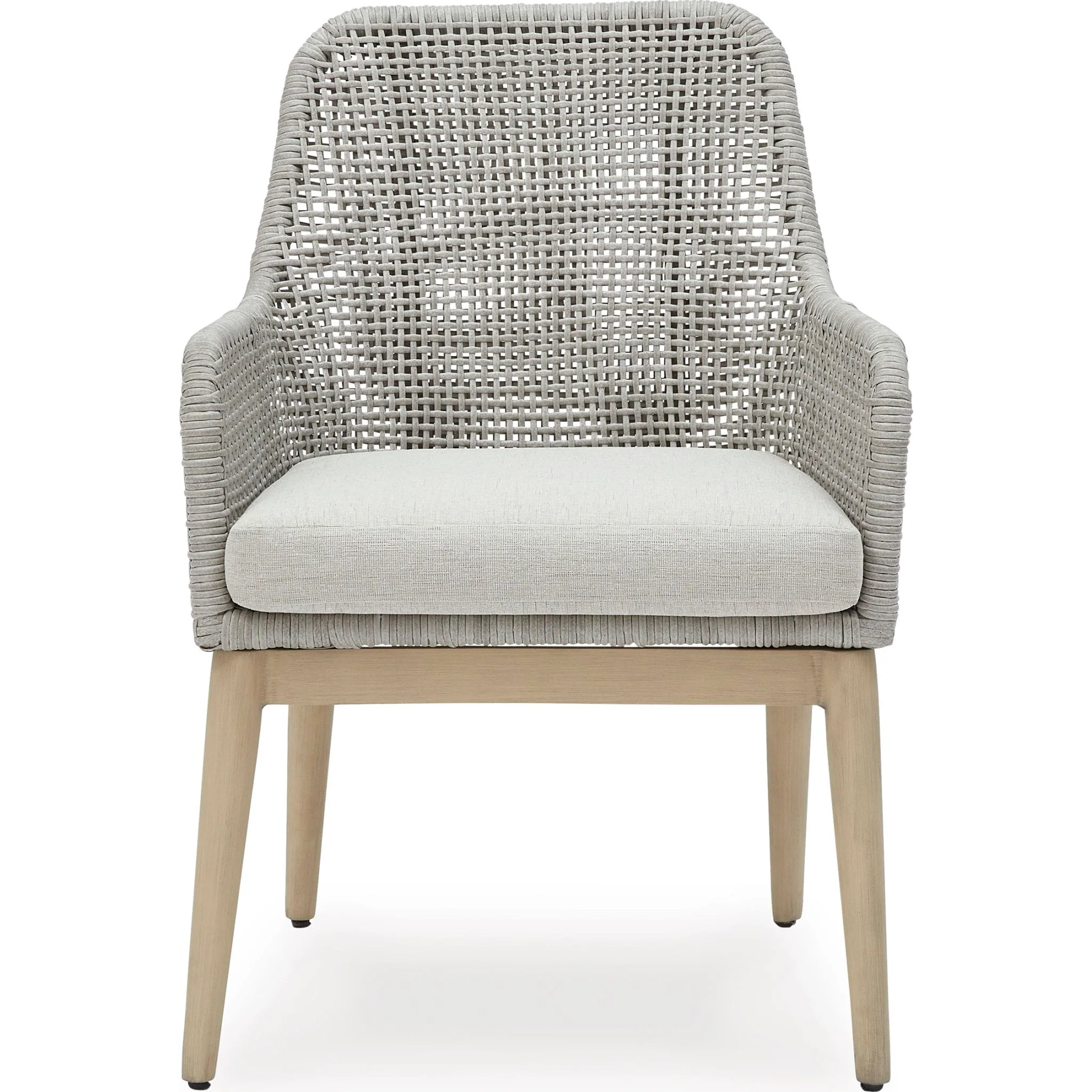 Seton Creek Outdoor Arm Chair with Cushion (set of 2) - Image 7