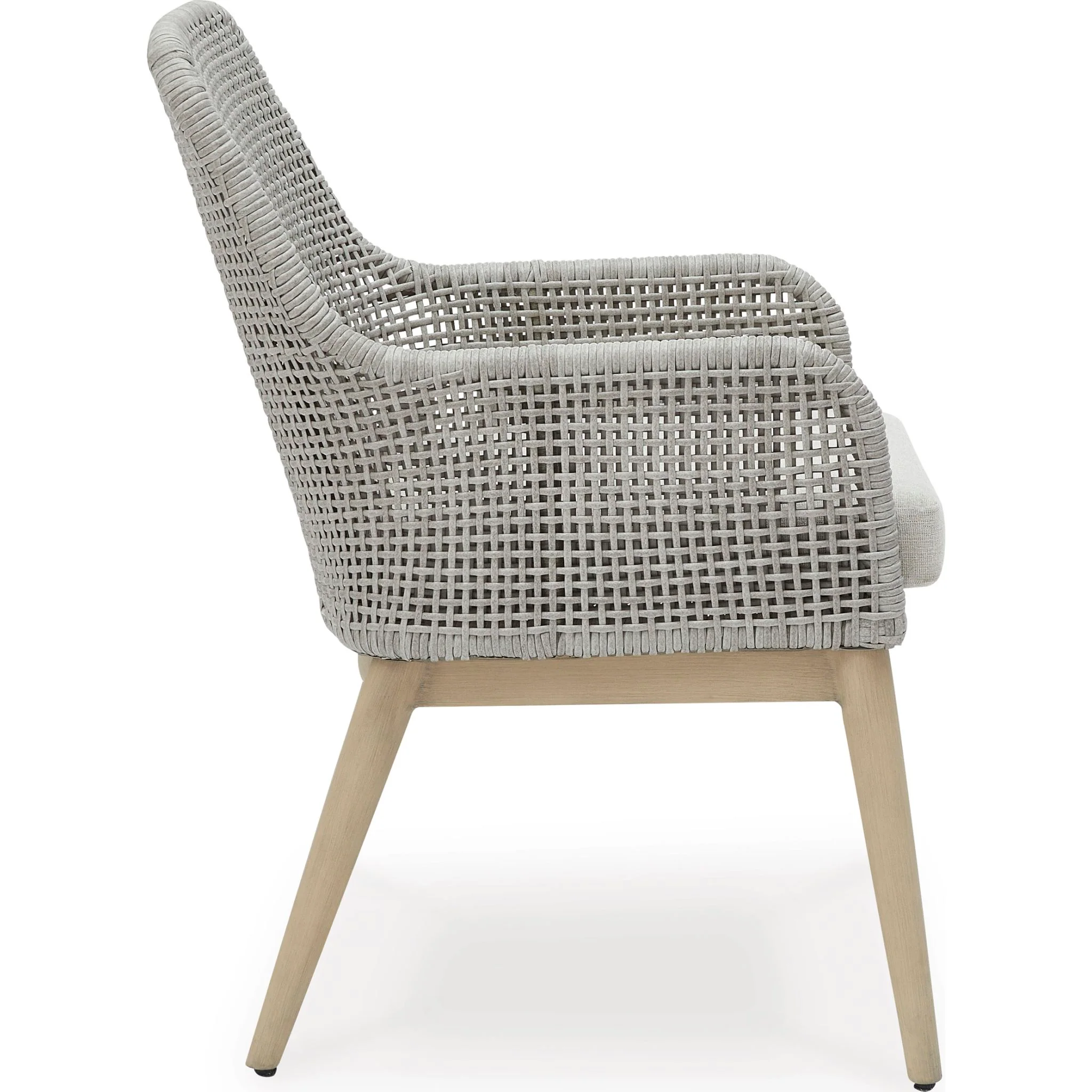Seton Creek Outdoor Arm Chair with Cushion (set of 2) - Image 8