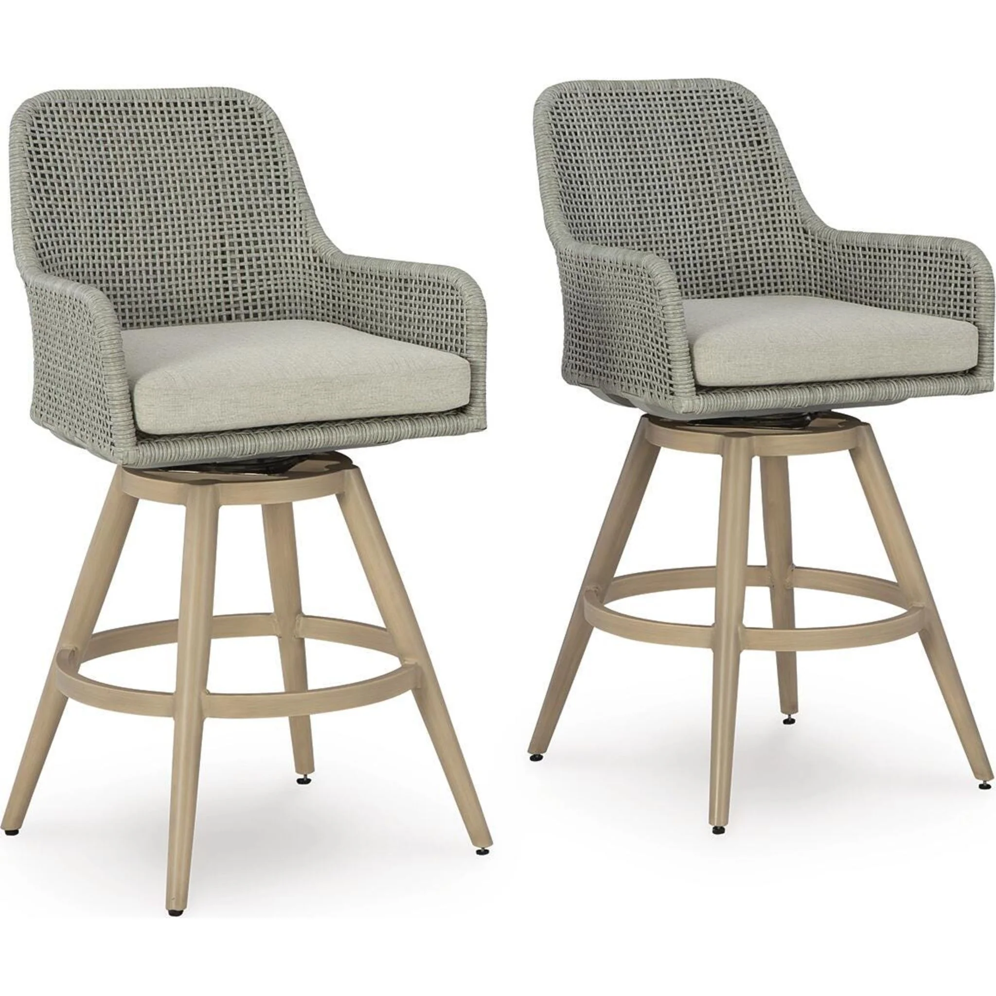 Seton Creek Outdoor Barstool (set of 2) - Image 8