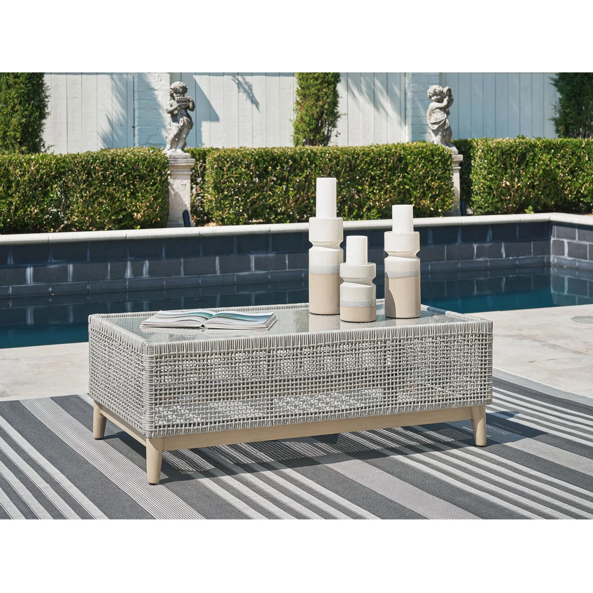 Seton Creek Outdoor Coffee Table - Image 12