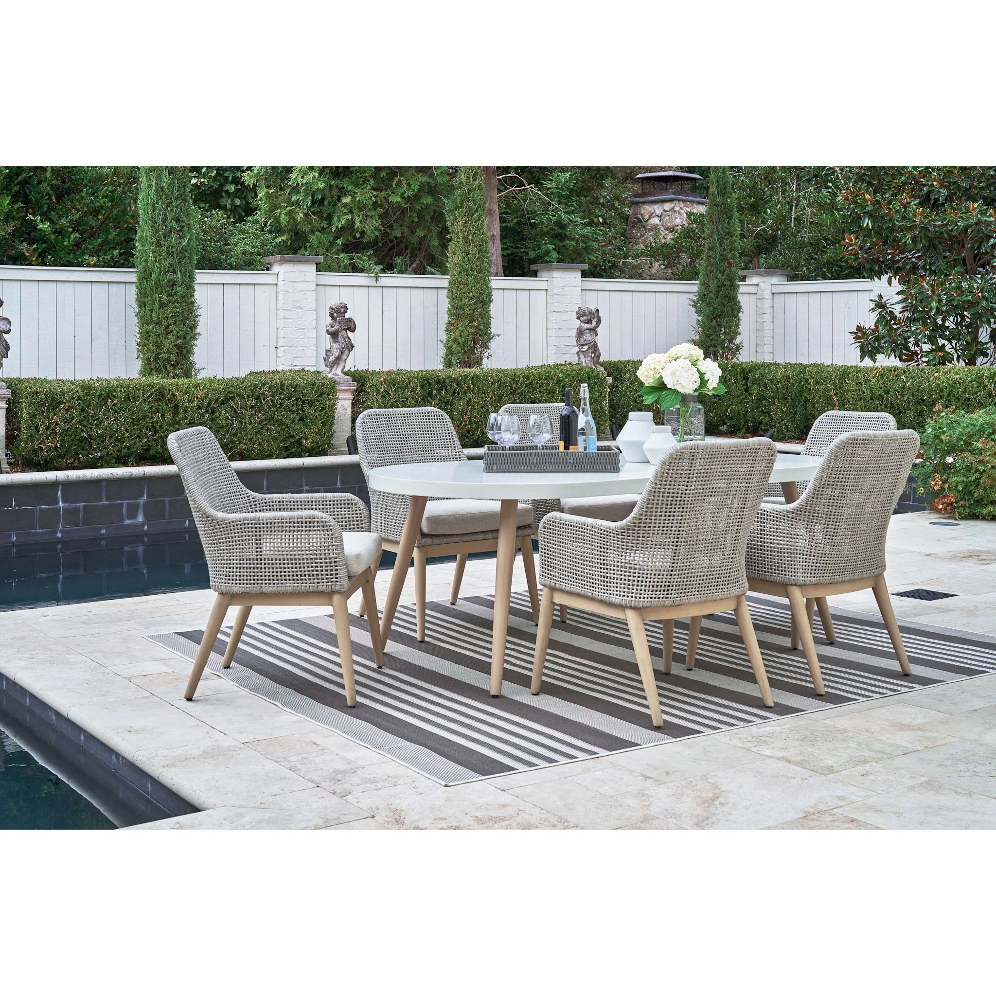 Seton Creek Outdoor Dining Set - Image 12