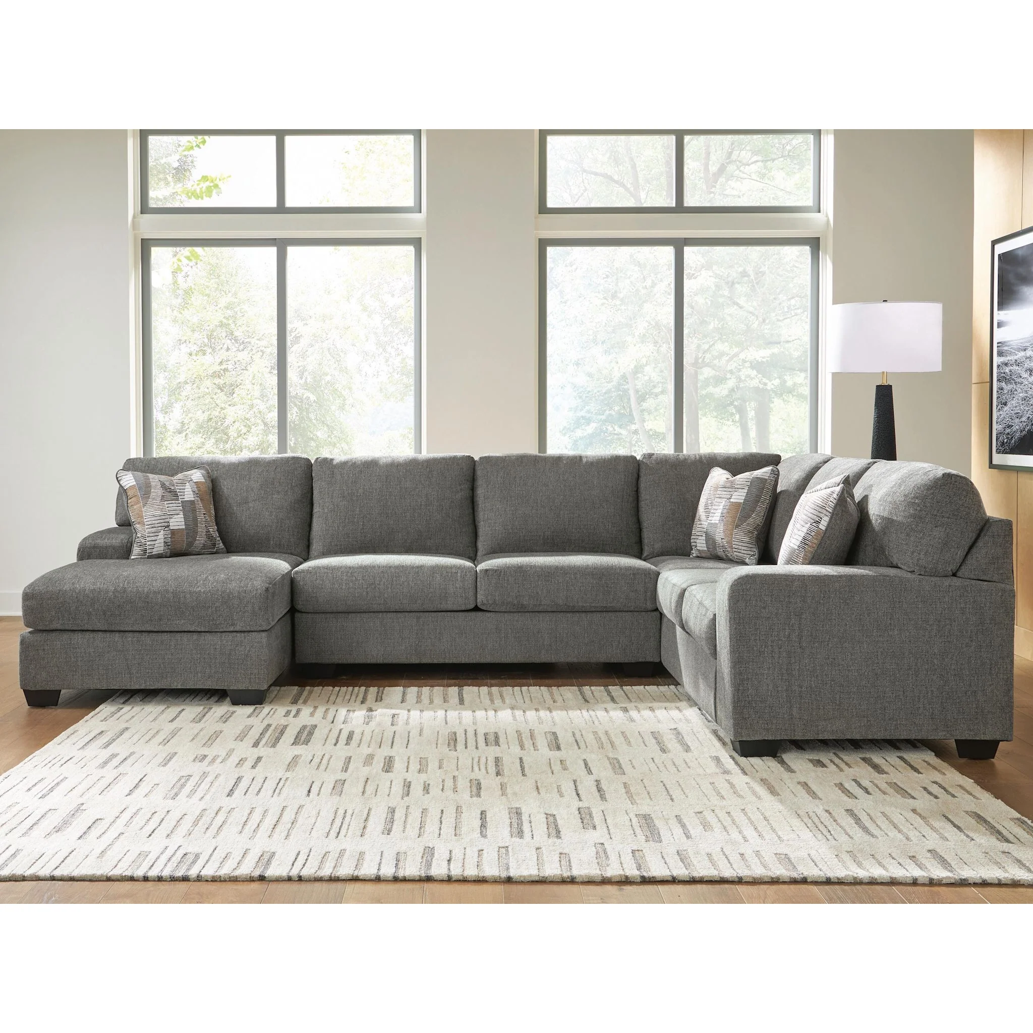 Newellen 3 Piece Sectional with Chaise - Image 10