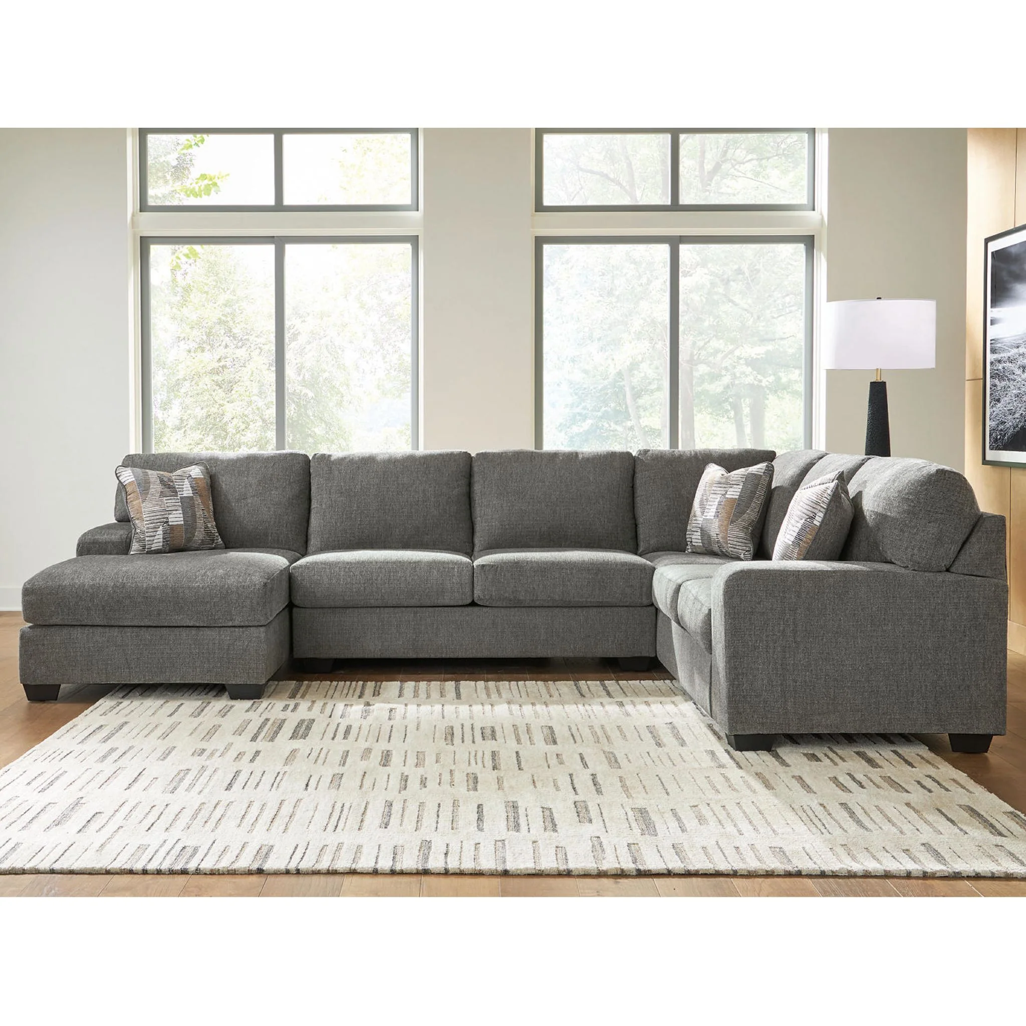 Newellen 3 Piece Sectional with Chaise - Image 14
