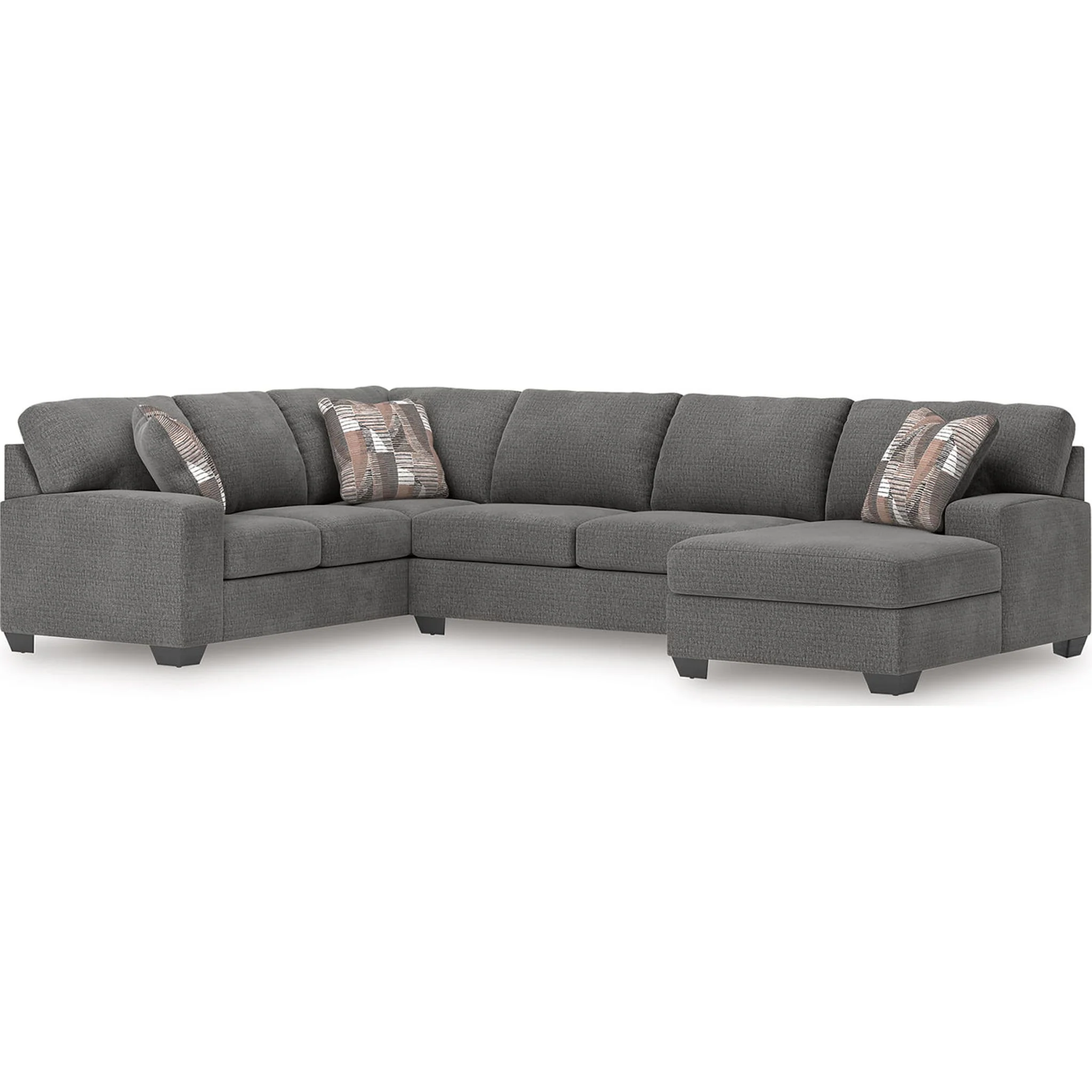 Newellen 3 Piece Sectional with Chaise - Image 3