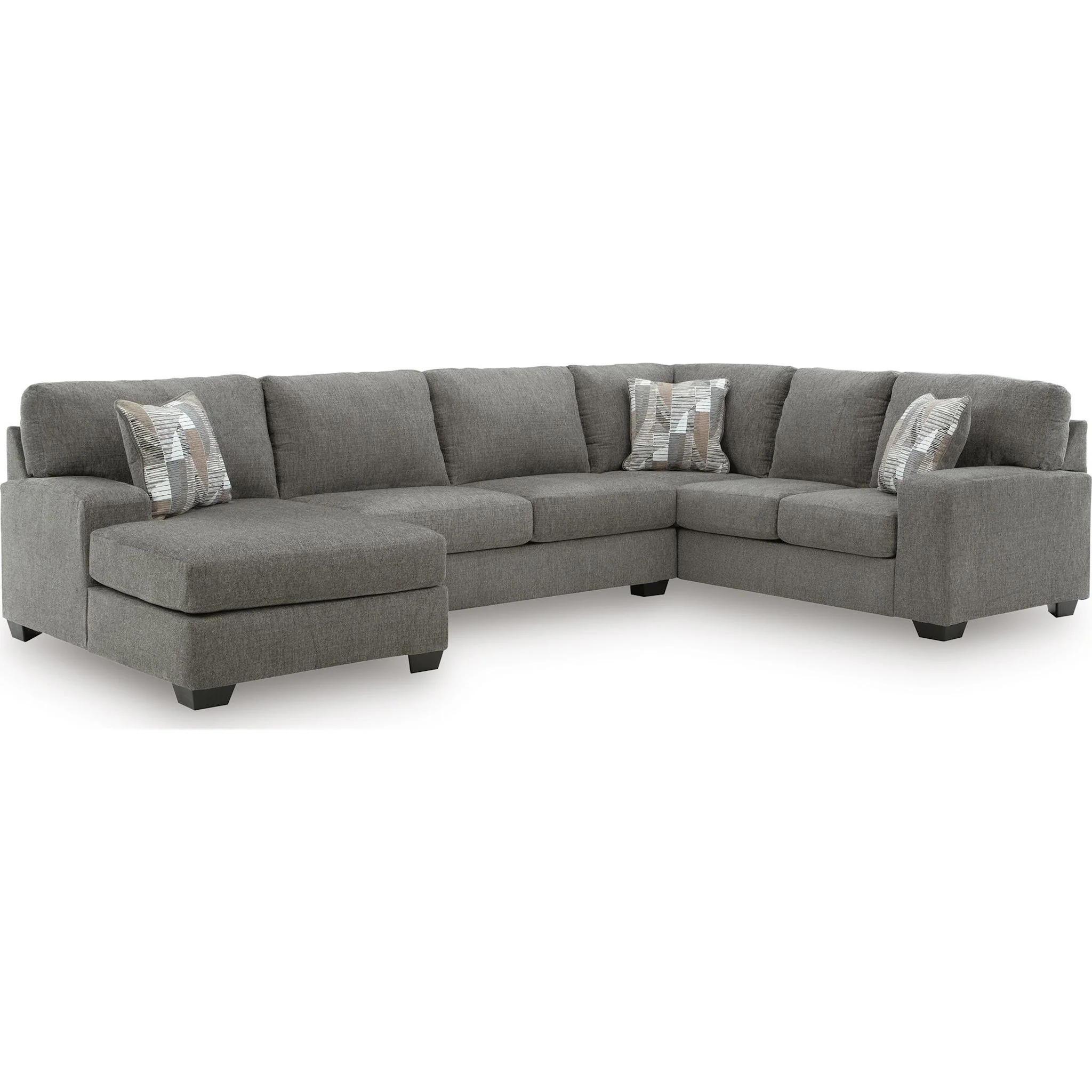 Newellen 3 Piece Sectional with Chaise - Image 9