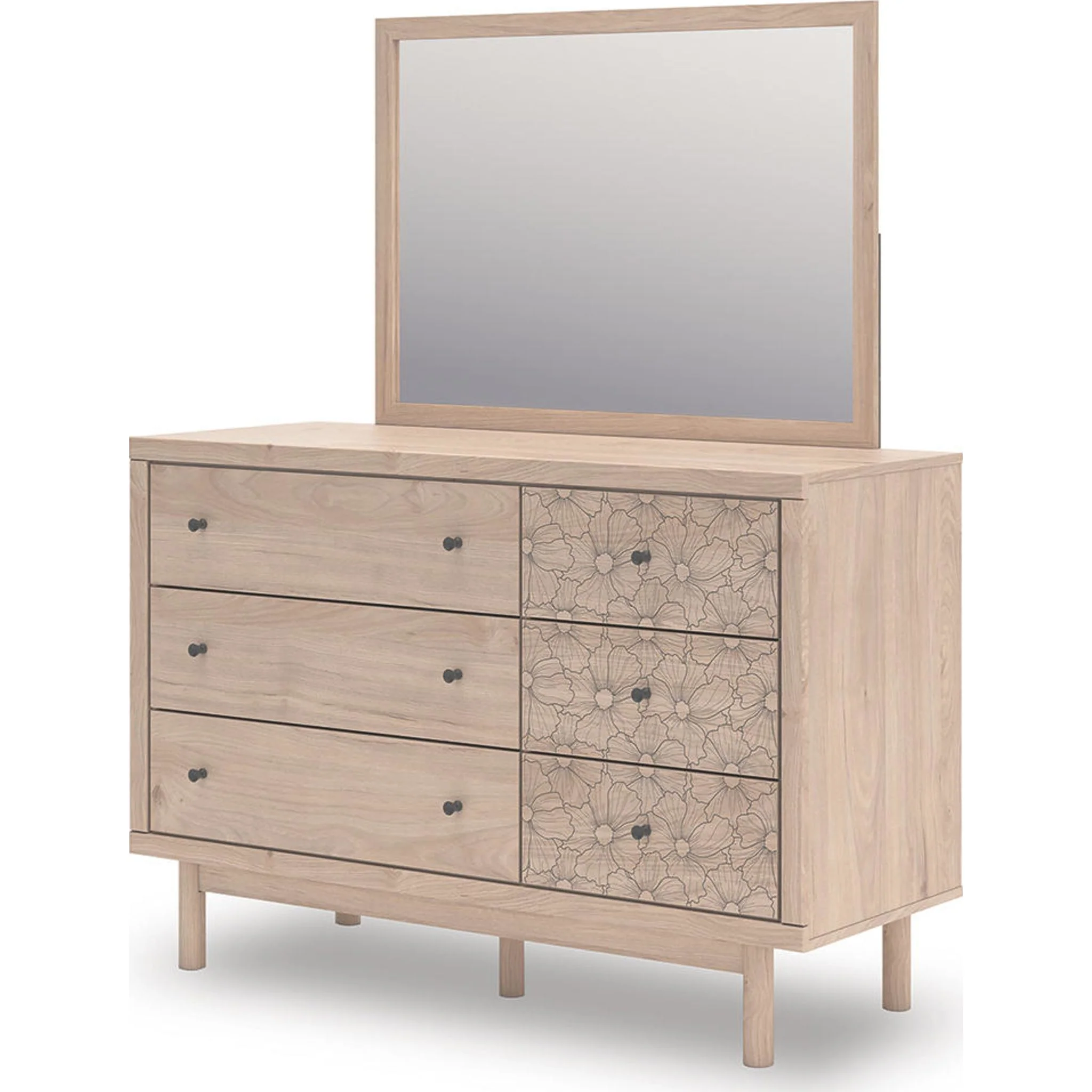 Shapella Dresser and Mirror - Image 3