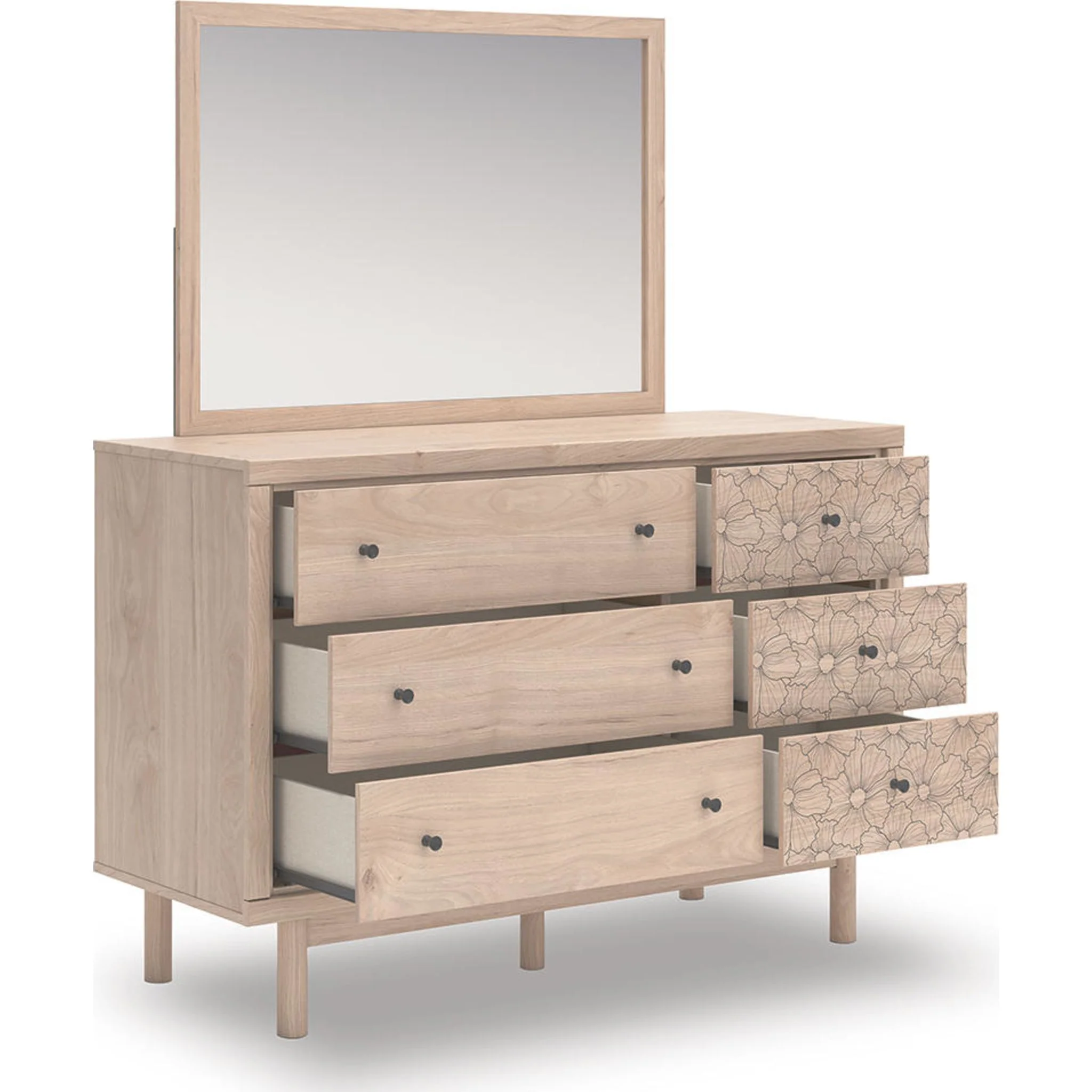 Shapella Dresser and Mirror - Image 4
