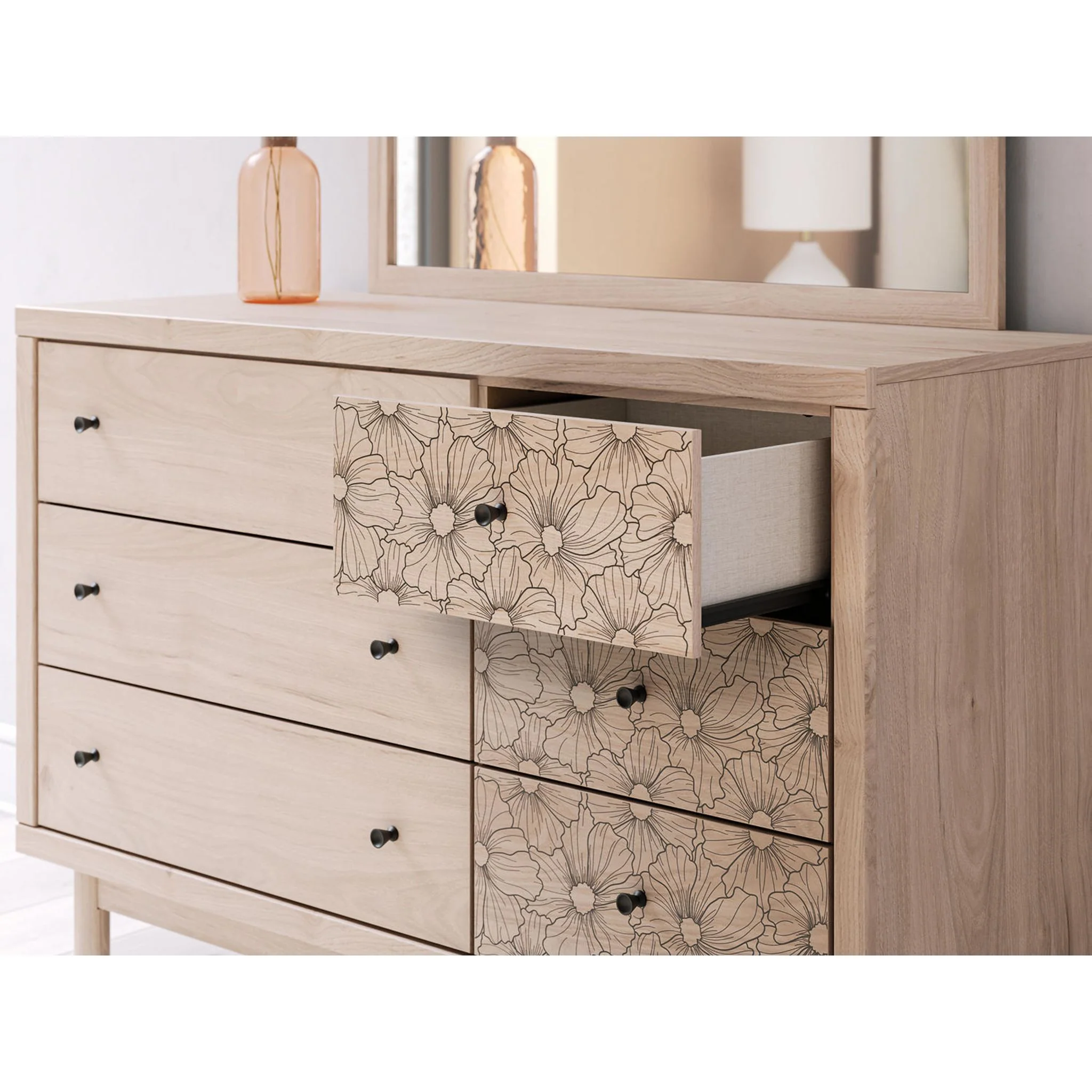 Shapella Dresser and Mirror - Image 6