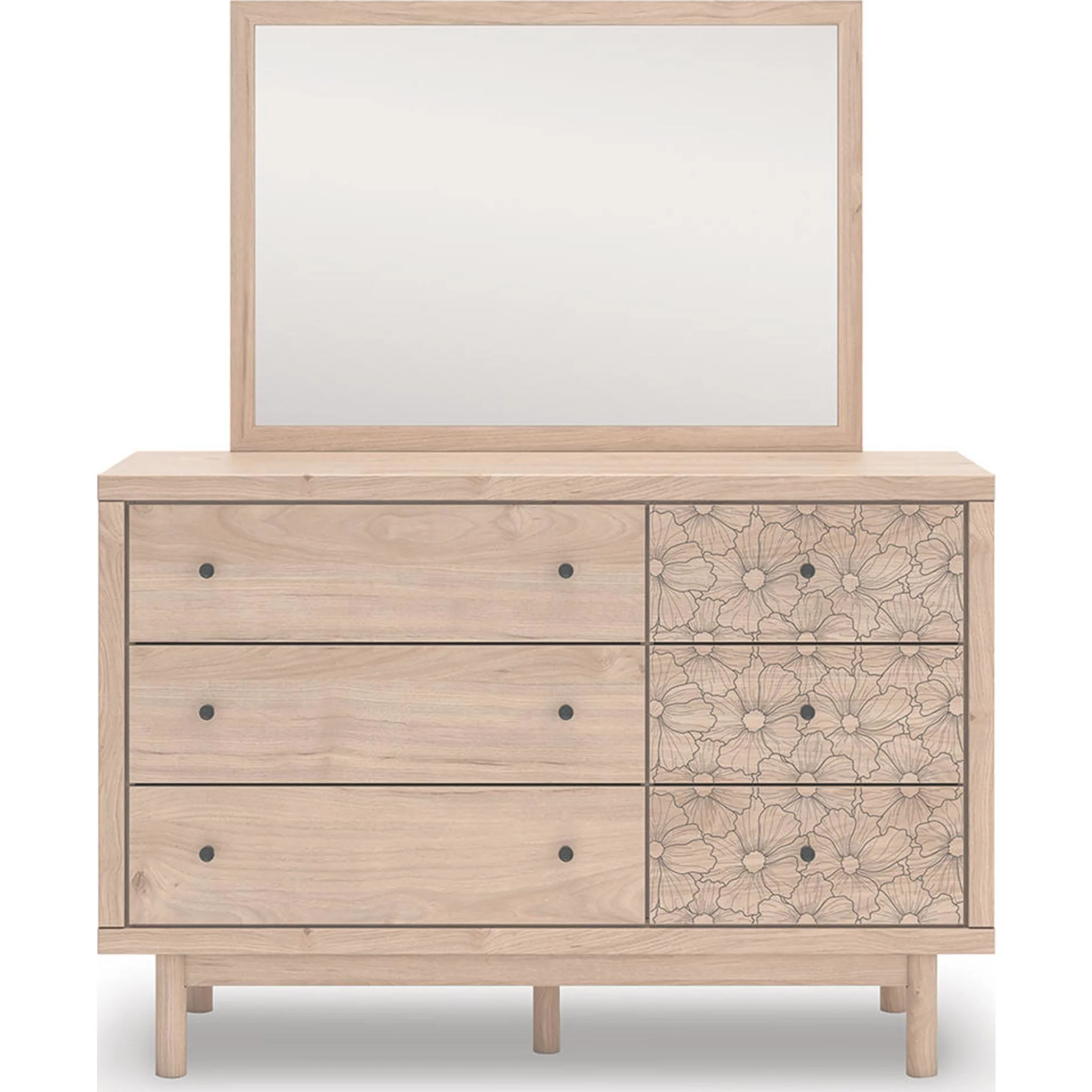Shapella Dresser and Mirror - Image 7