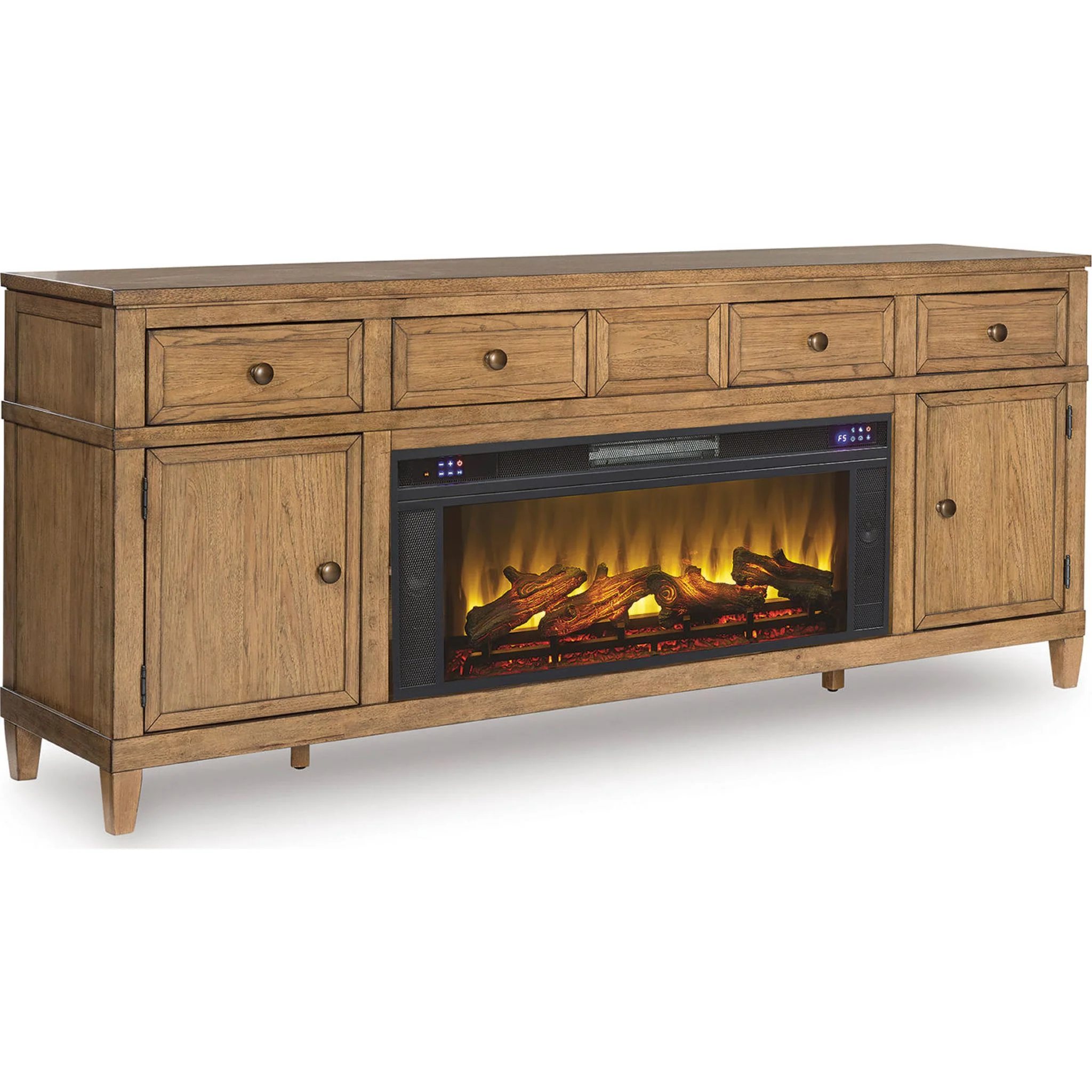 Sharlance TV Stand with Fireplace - Image 3