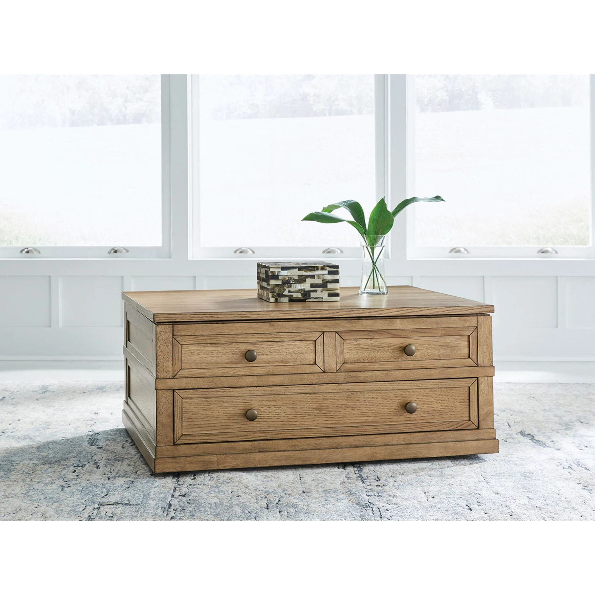 Sharlance Rectangle Lift Cocktail Table - Image 9