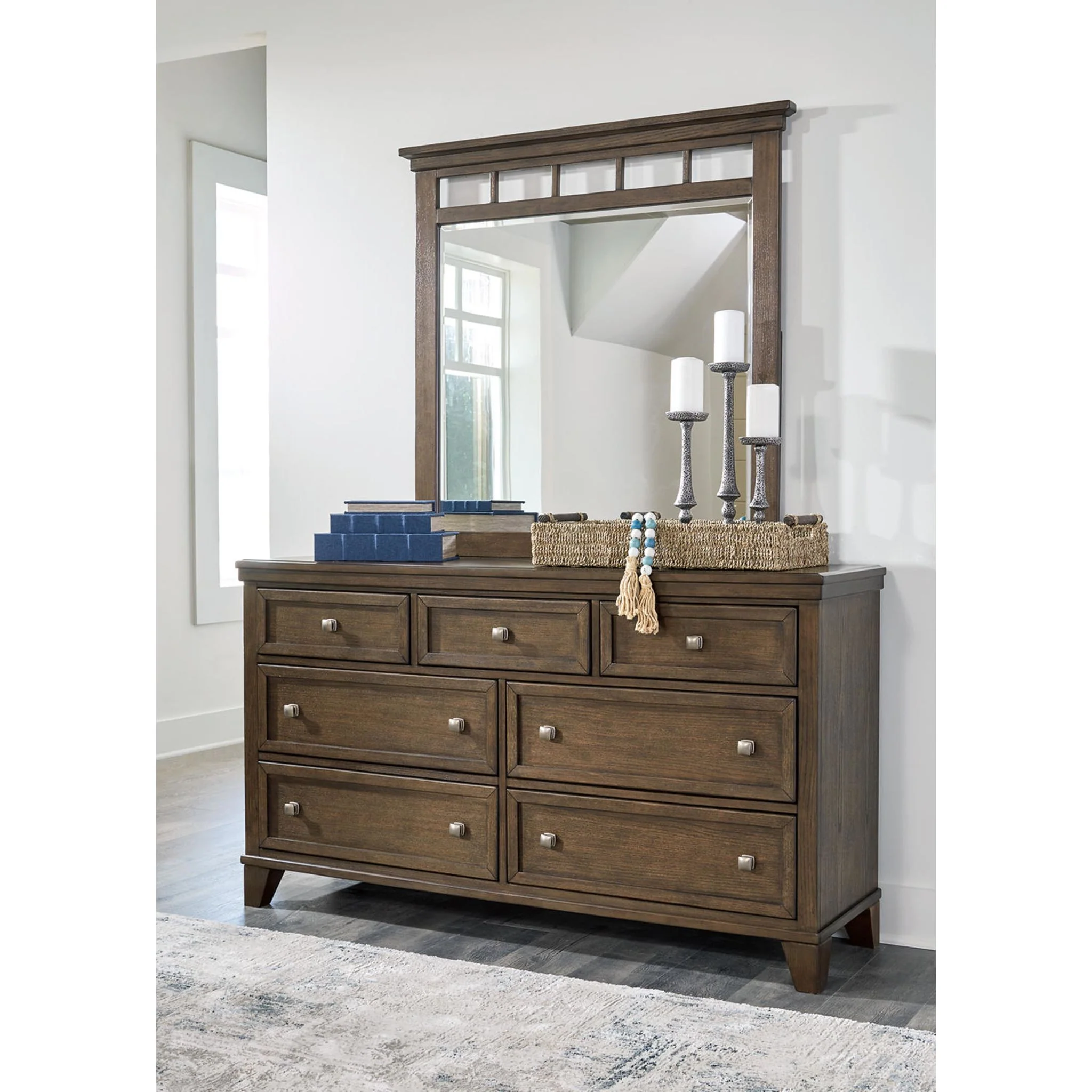 Shawbeck Dresser and Mirror - Image 2