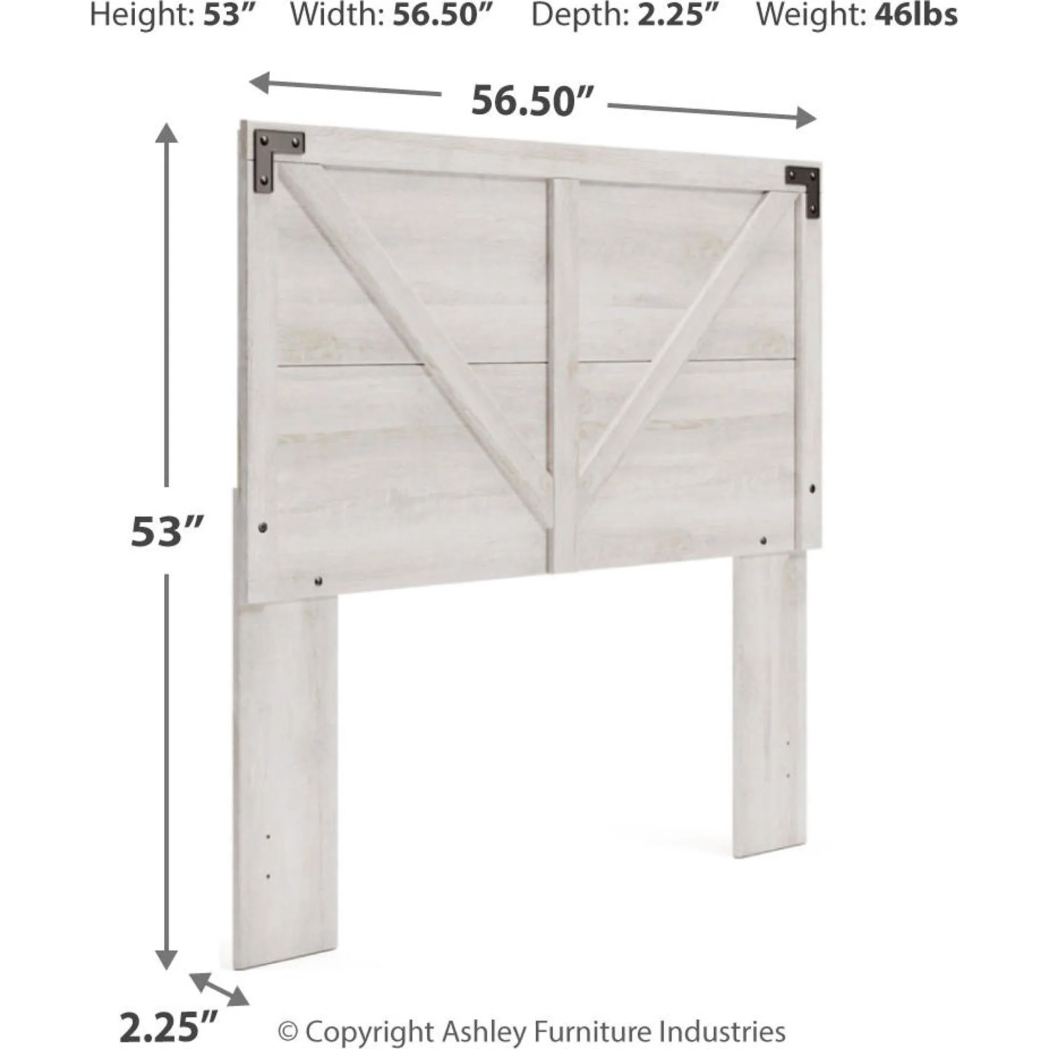 Shawburn Full Panel Headboard - Image 4