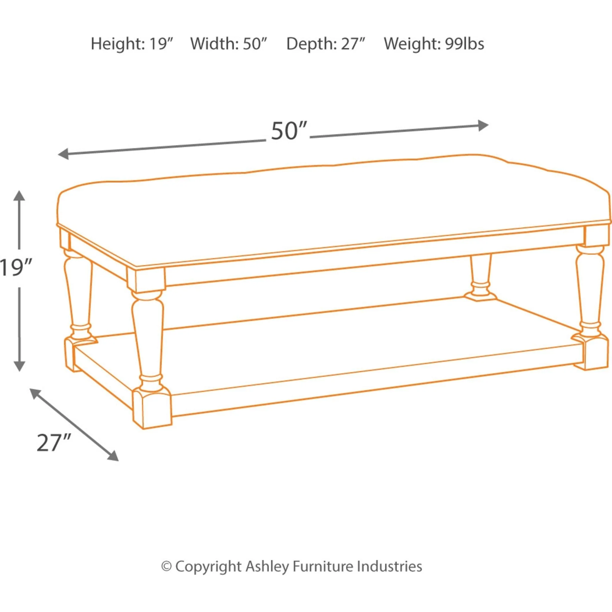 Shawnalore Ottoman Coffee Table - Image 8