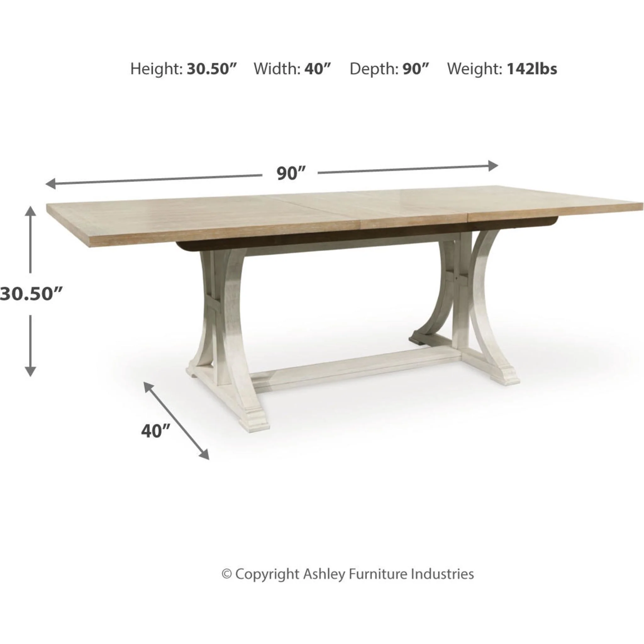 Shaybrock Dining Extension Table - Image 4