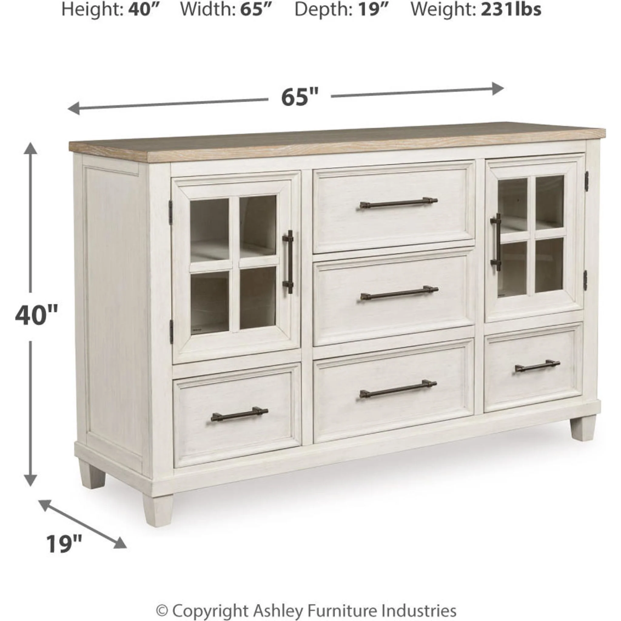 Shaybrock Dresser - Image 3