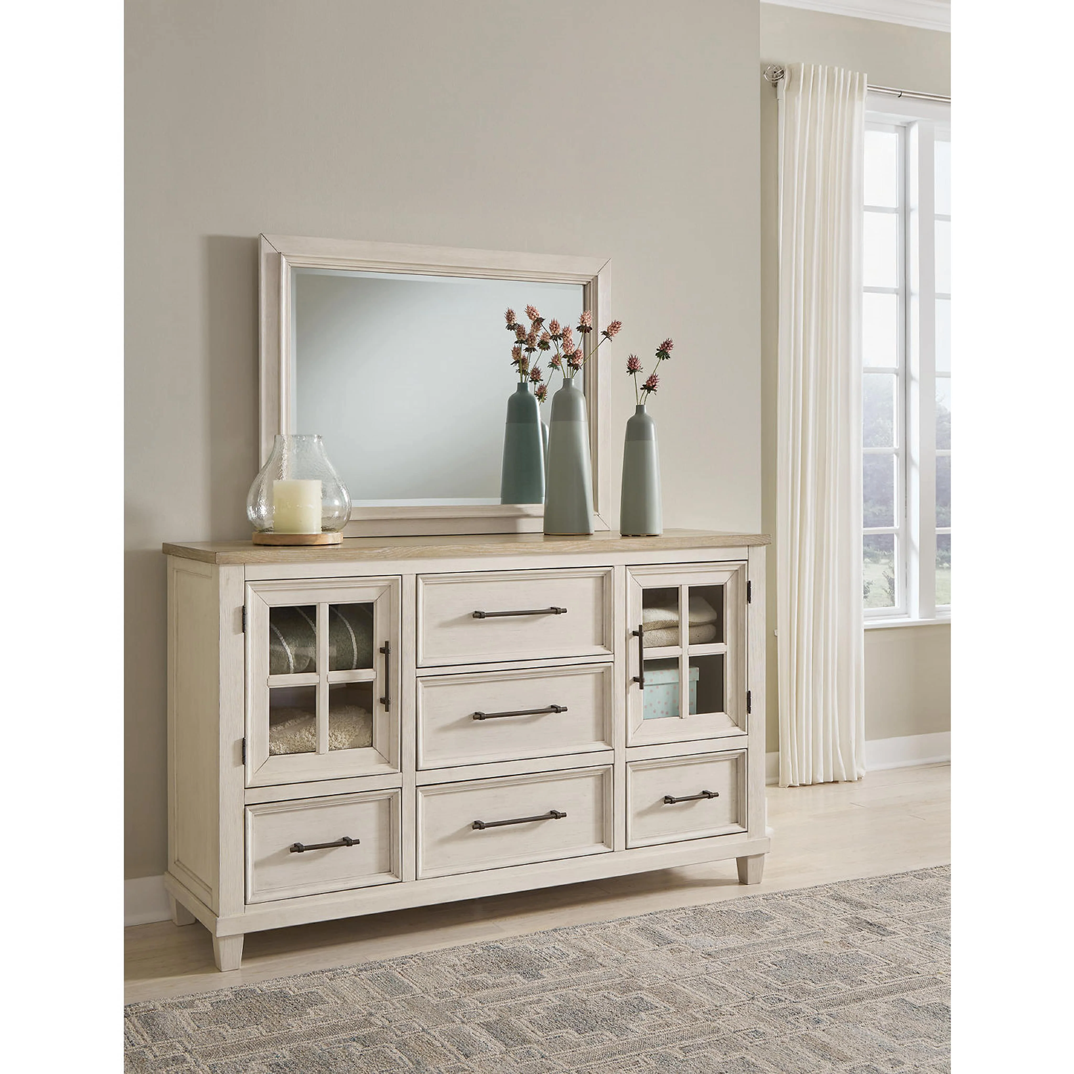 Shaybrock Dresser and Mirror - Image 2