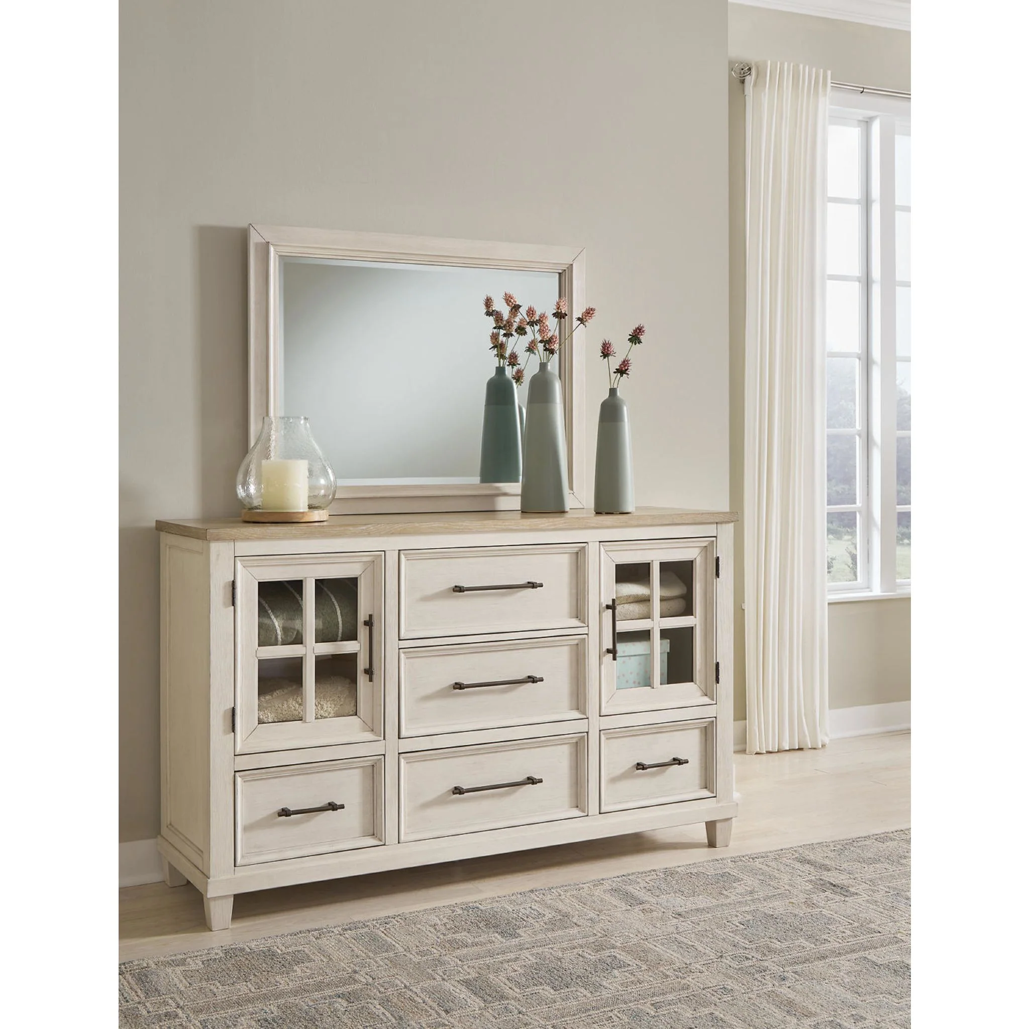 Shaybrock Dresser and Mirror - Image 4