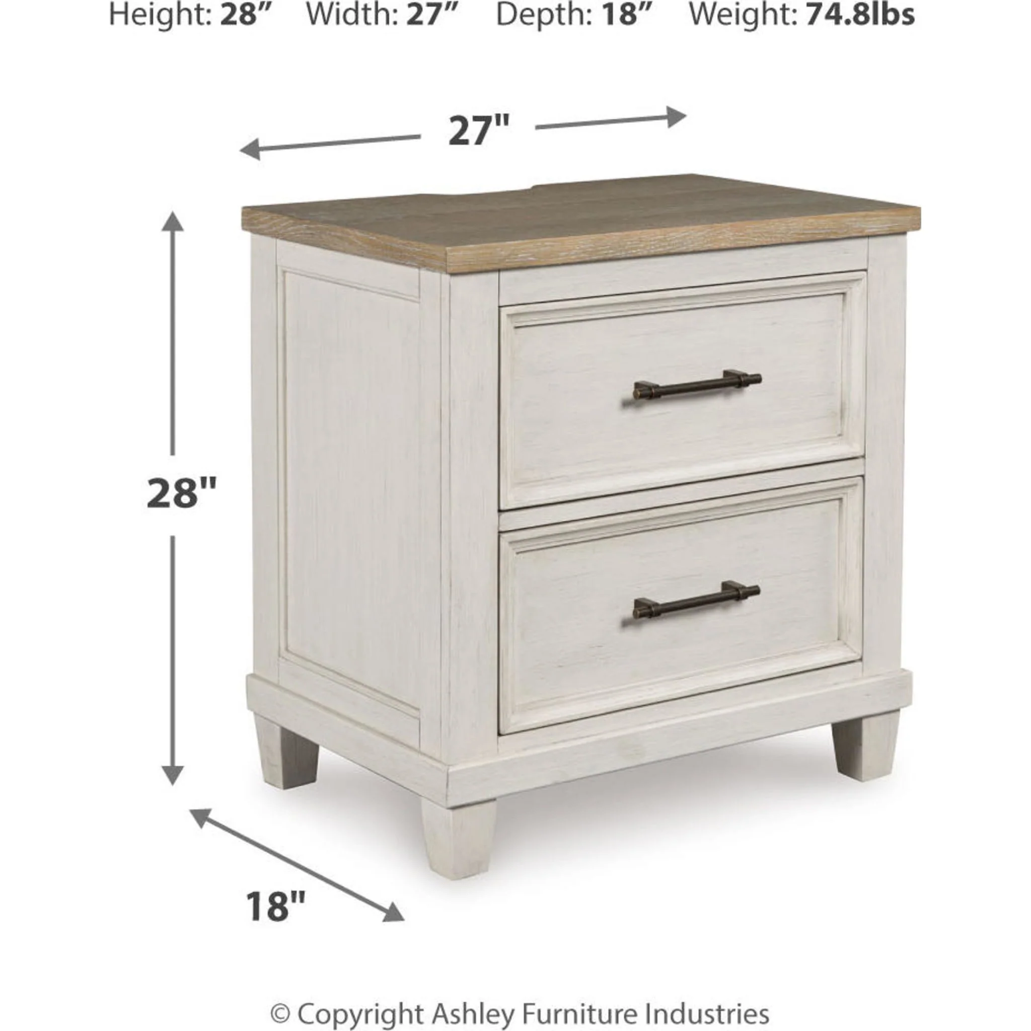 Shaybrock Nightstand - Image 7