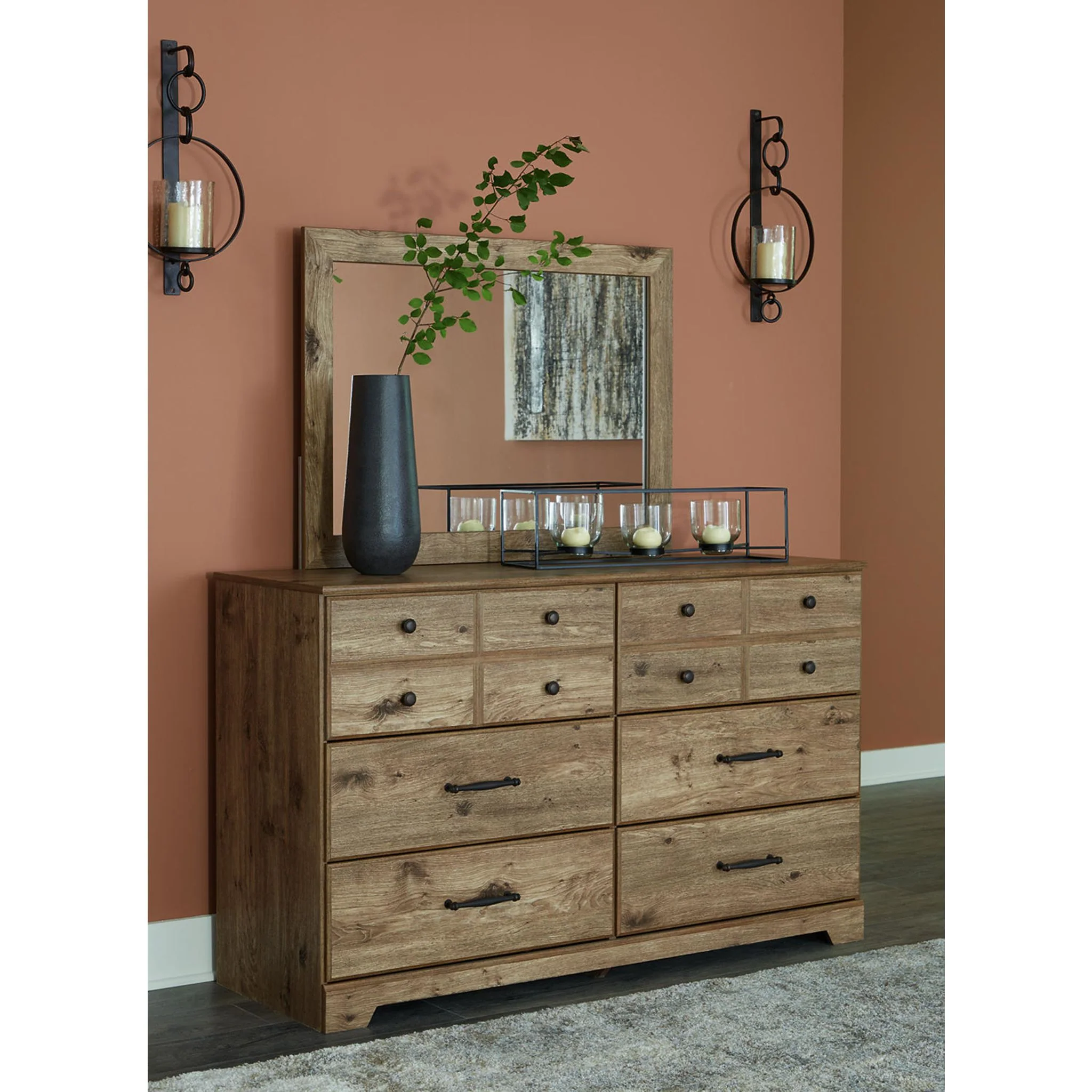 Shurlee 5 Piece King Panel Bedroom - Image 10