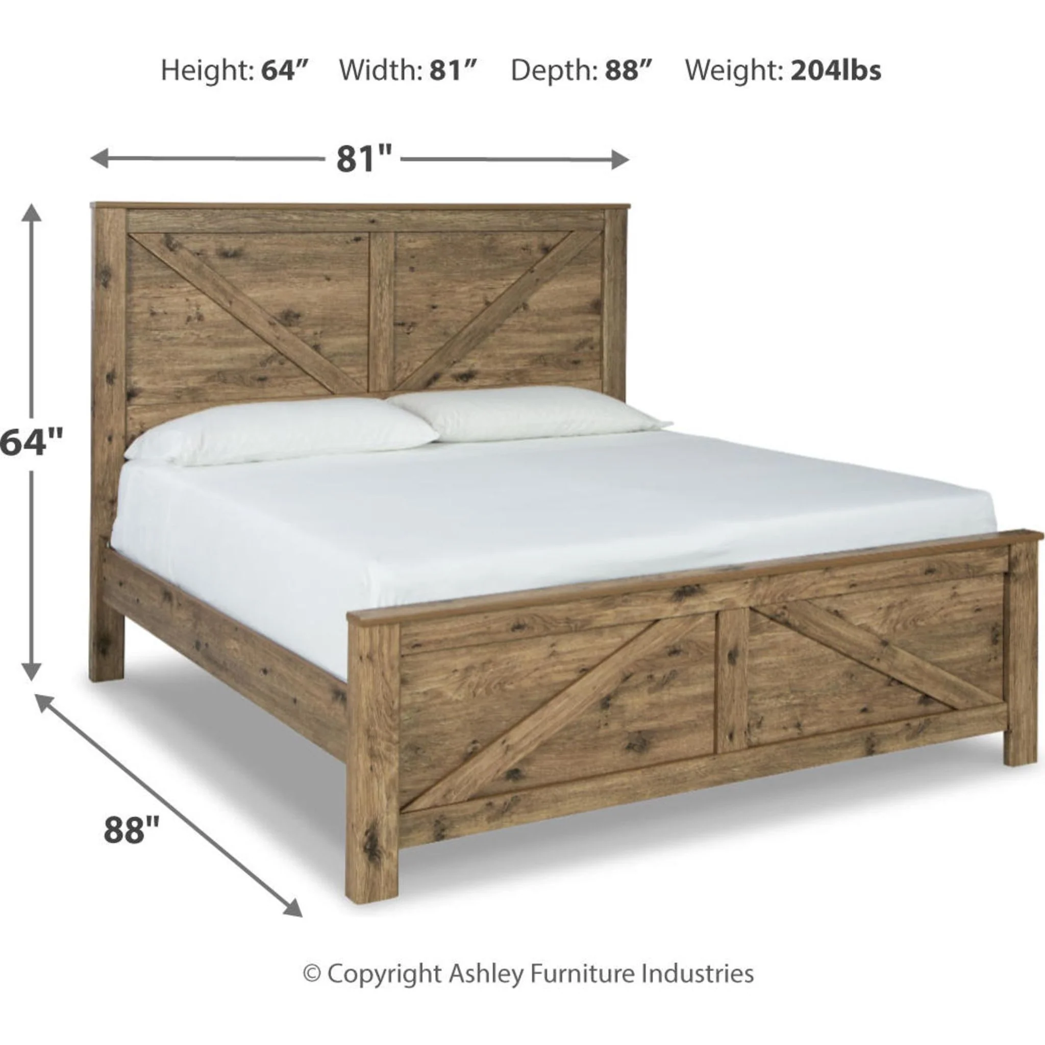 Shurlee 5 Piece King Panel Bedroom - Image 5
