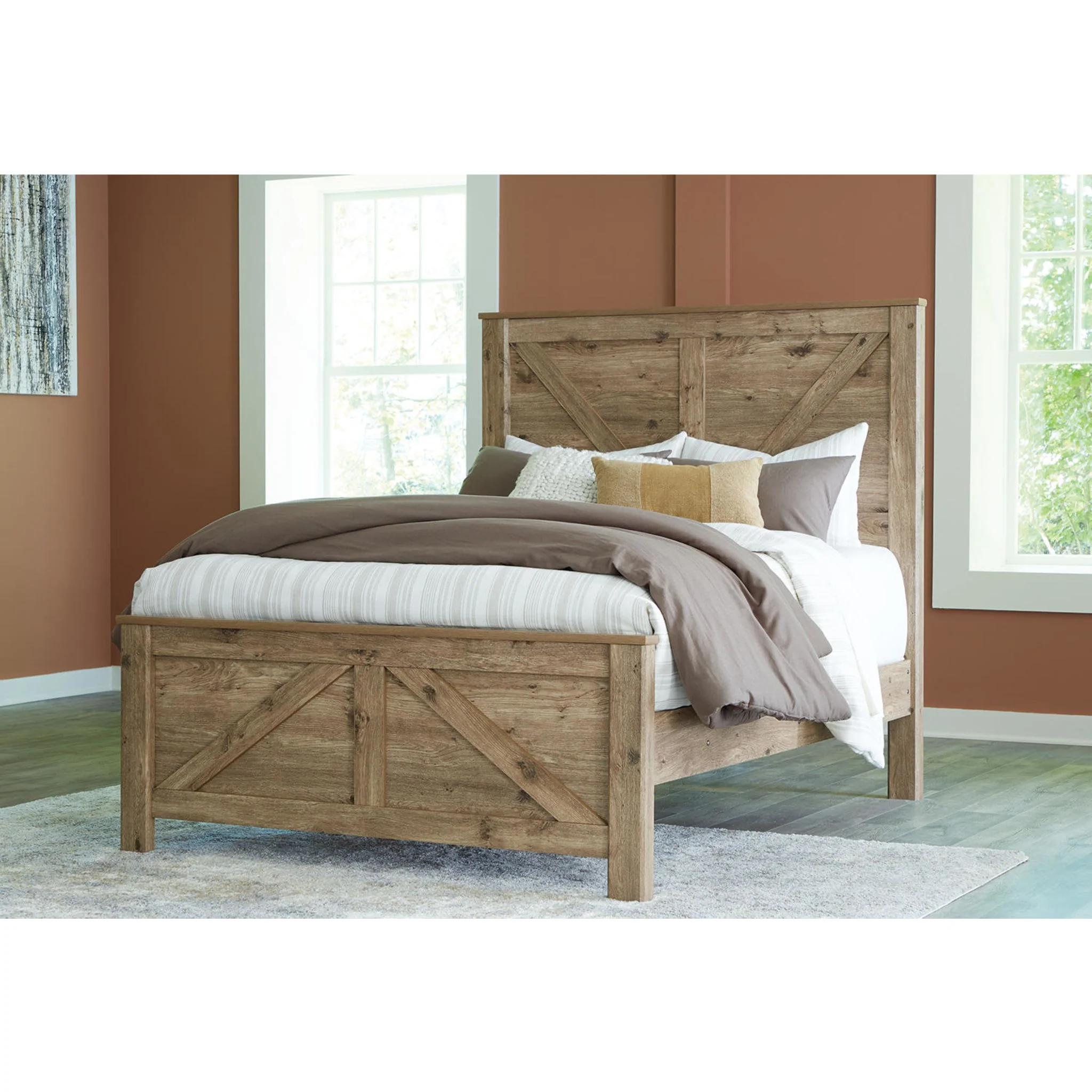 Shurlee 5 Piece Queen Panel Bedroom - Image 7