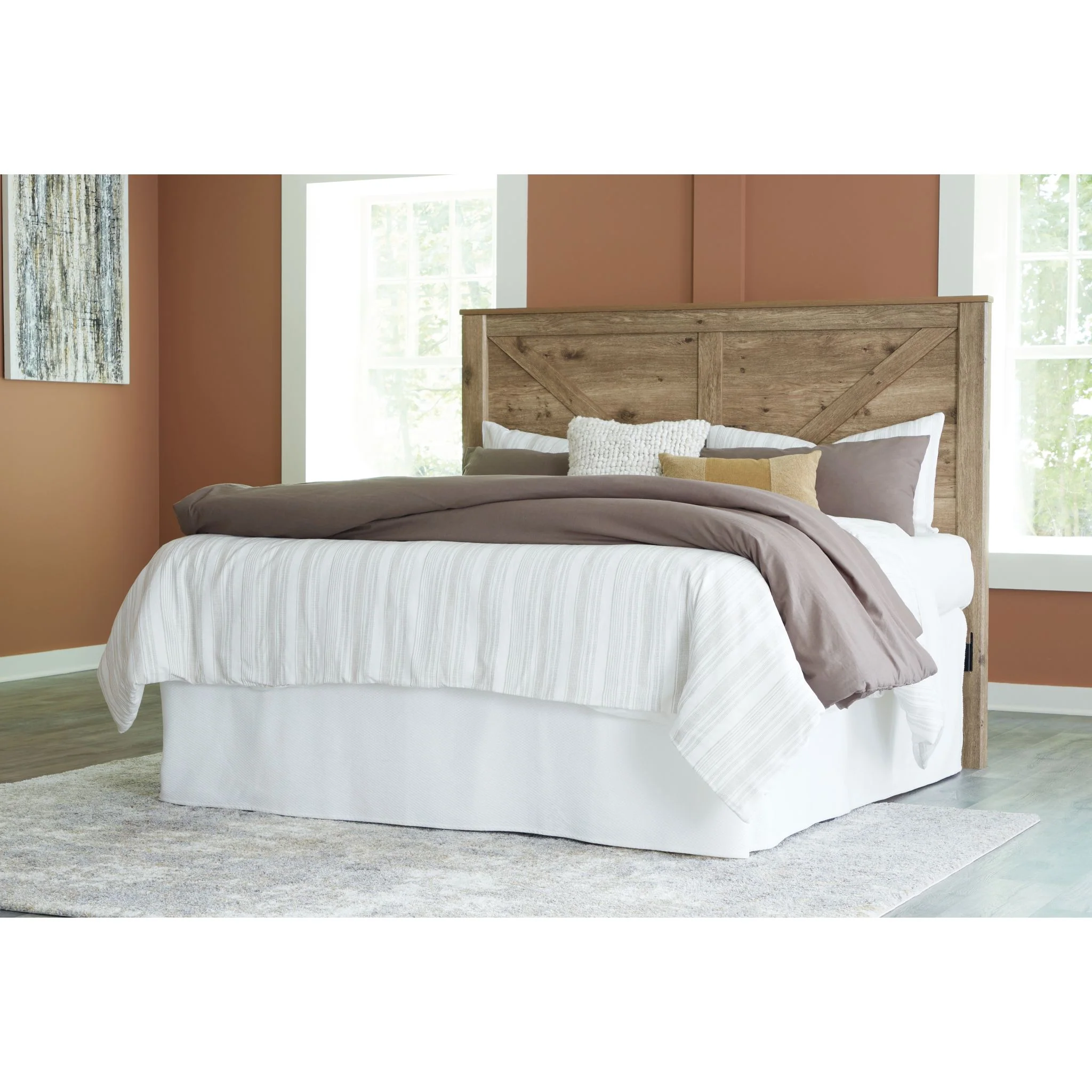 Shurlee King Panel Headboard(Crossbuck) - Image 2