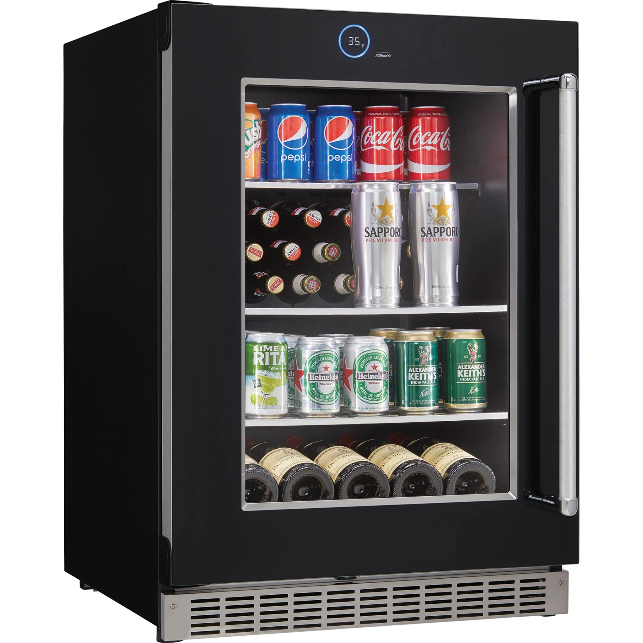 Silhouette – 24? Built-in Beverage Center  -Stainless Steel (SRVBC050L) - Image 8
