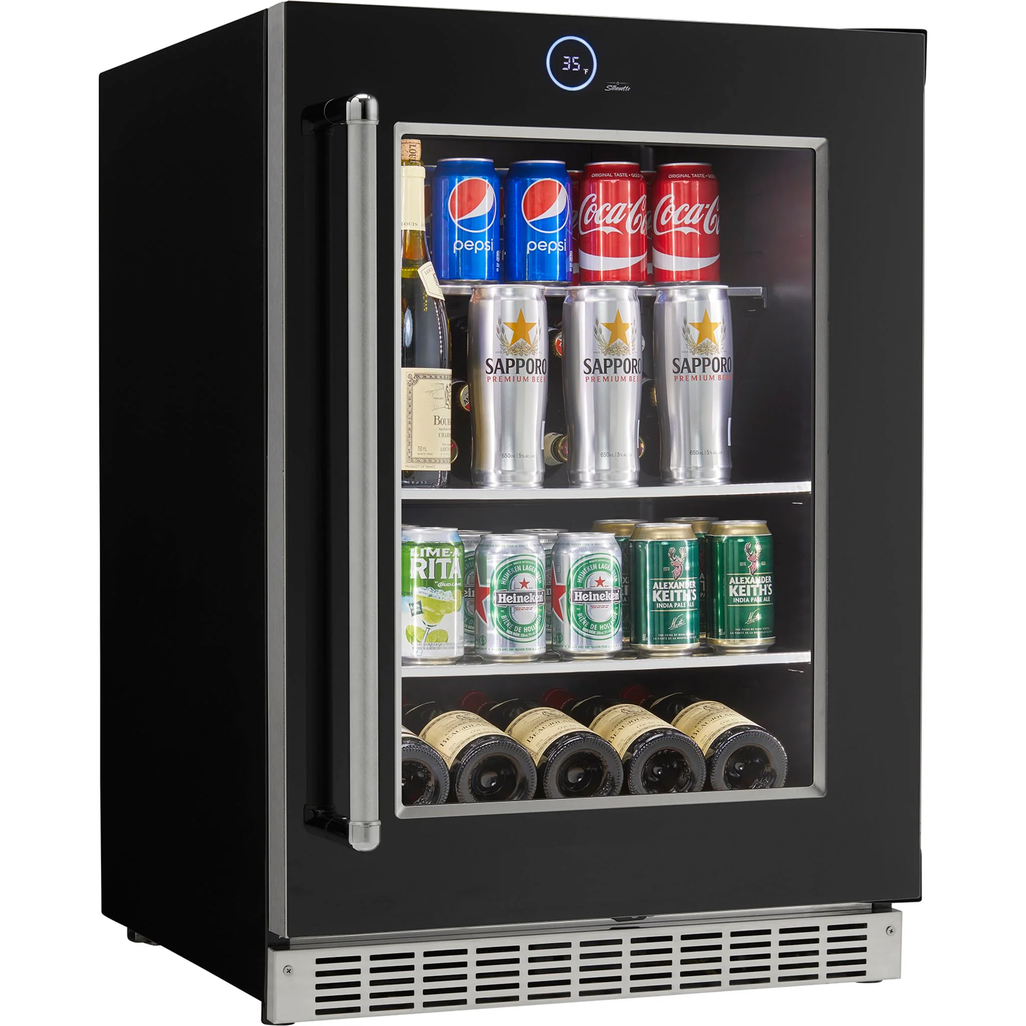 Silhouette – 24? Built-in Beverage Center  -Stainless Steel (SRVBC050R) - Image 11