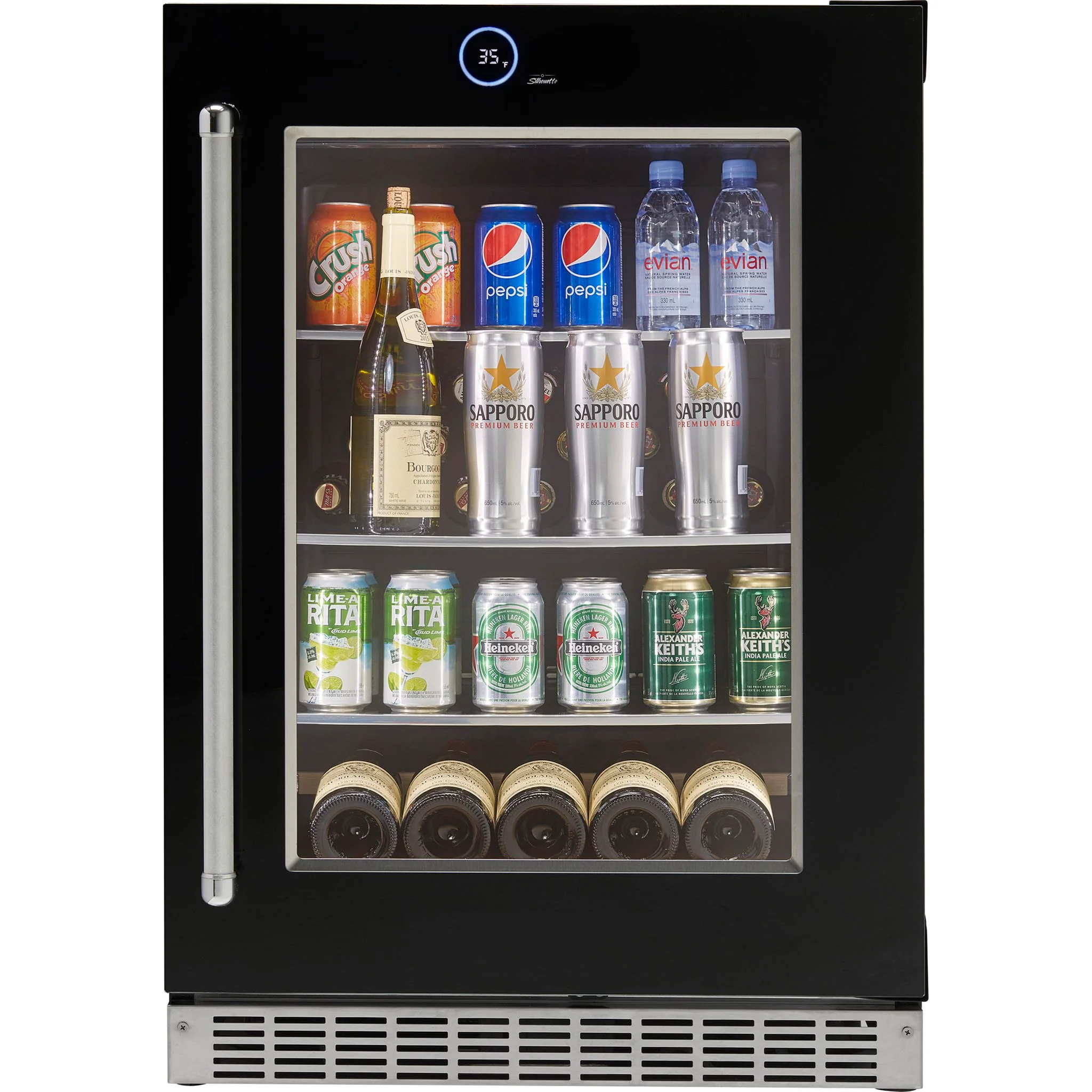 Silhouette – 24? Built-in Beverage Center  -Stainless Steel (SRVBC050R) - Image 2