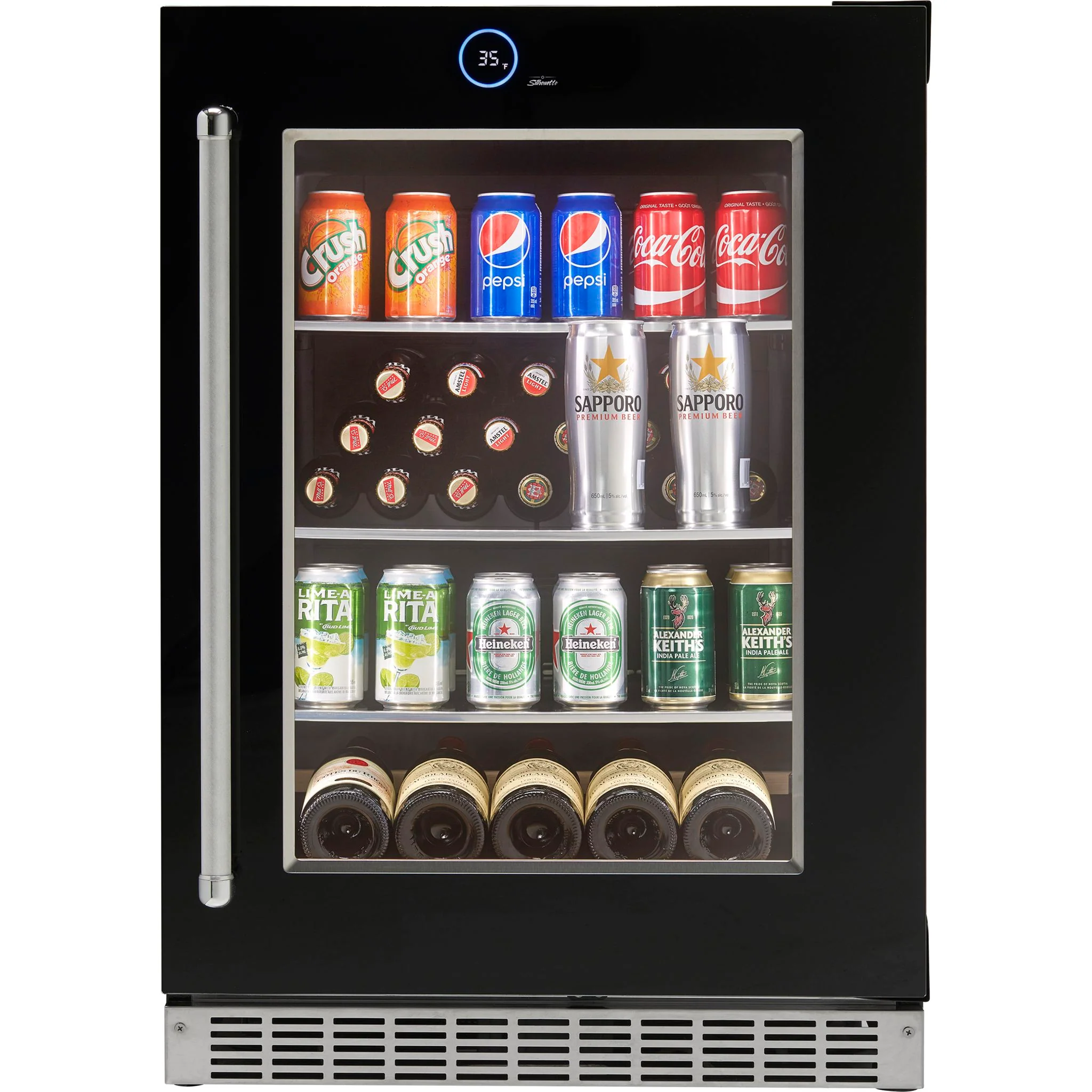 Silhouette – 24? Built-in Beverage Center  -Stainless Steel (SRVBC050R) - Image 3