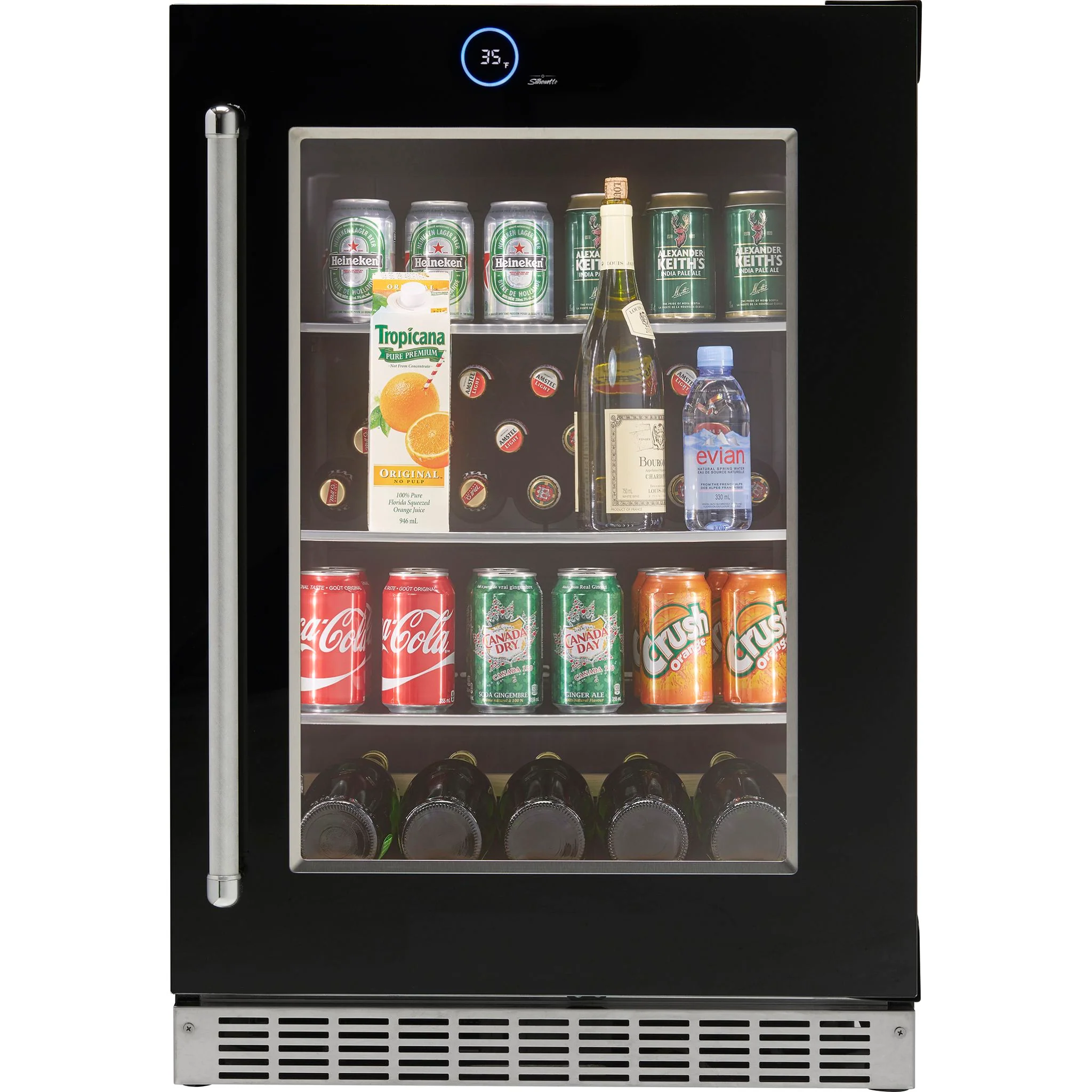 Silhouette – 24? Built-in Beverage Center  -Stainless Steel (SRVBC050R) - Image 4
