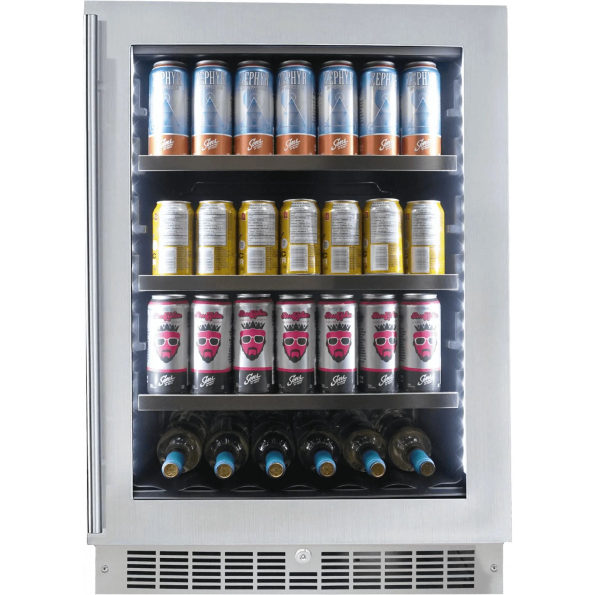 Silhouette Pro – 24? Built-in Beverage Center  -Stainless Steel (SPRBC056D1SS) - Image 2