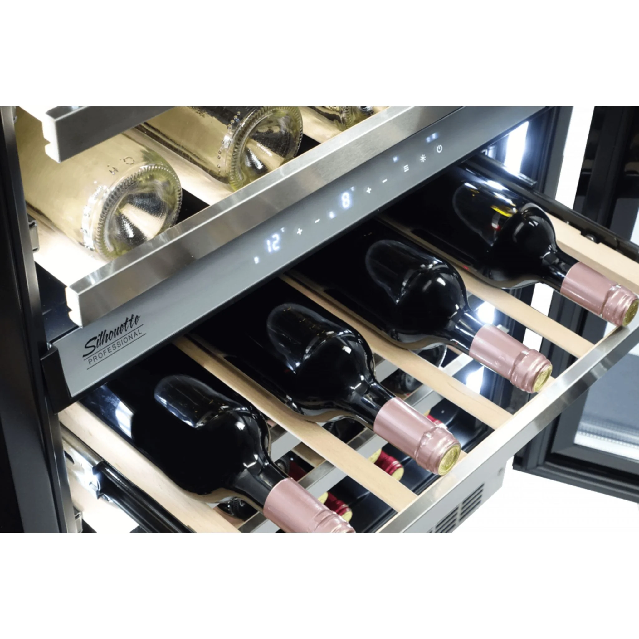 Silhouette Pro – 24? Built-In Wine Cellar  -Stainless Steel (SPRWC053D1SS) - Image 3