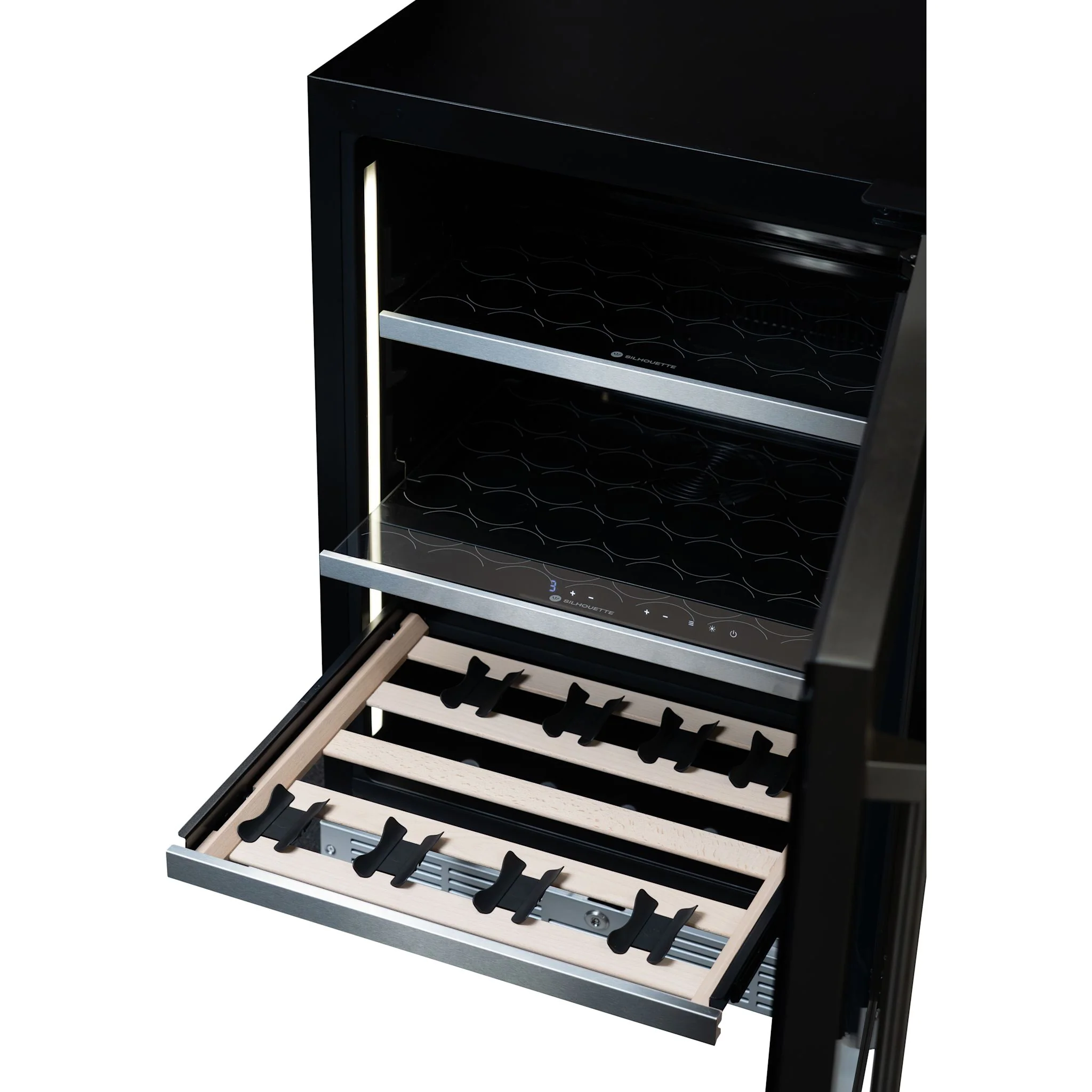 Silhouette Pro Gen 3 – 24? Built-in Wine and Beverage Center Panel-Ready -Stainless Steel (SPRWBC052D3SS-P) - Image 3