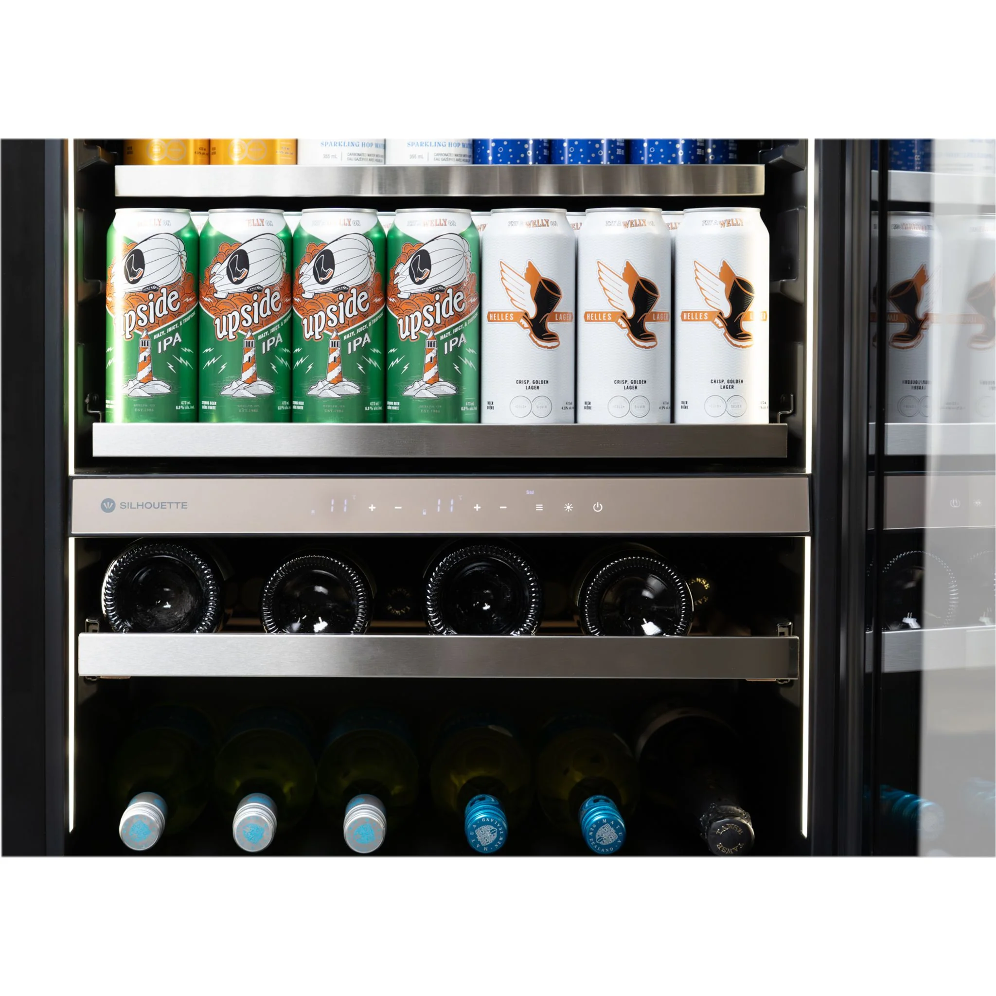 Silhouette Pro Gen 3 – 24? Built-in Wine and Beverage Center  -Stainless Steel (SPRWBC052D3SS) - Image 6