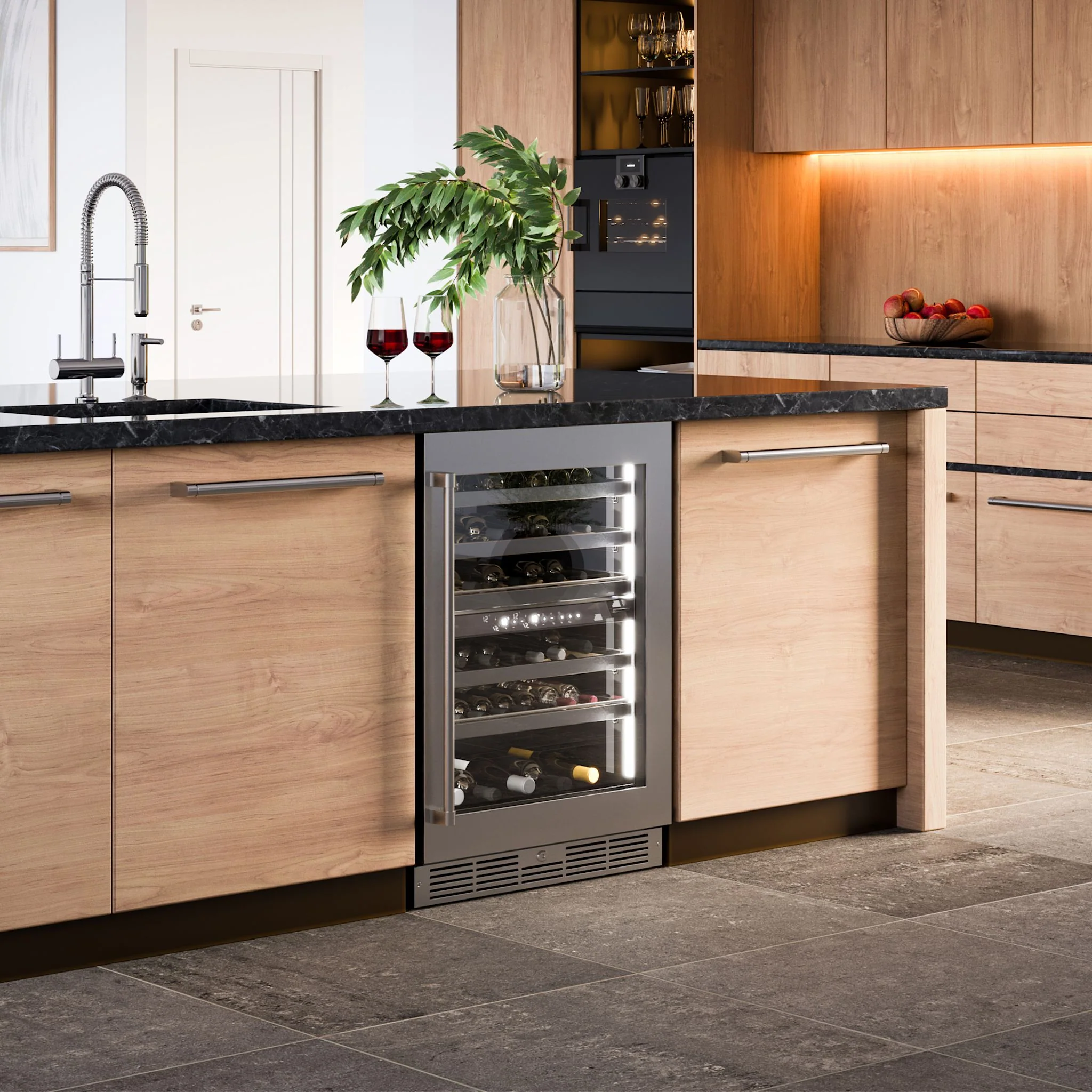 Silhouette Pro Gen 3 – 24? Built-in Wine Cellar  -Stainless Steel (SPRWC052D3SS) - Image 15
