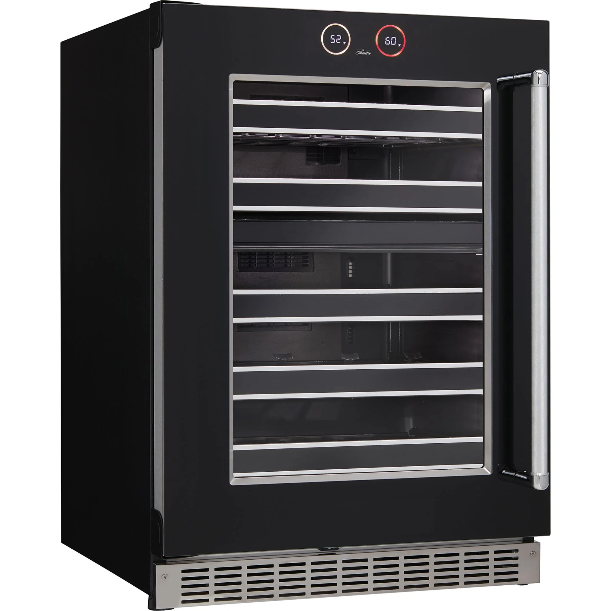Silhouette Reserve – 24? Built-In Wine Cellar – Left Swing -Stainless Steel (SRVWC050L) - Image 5