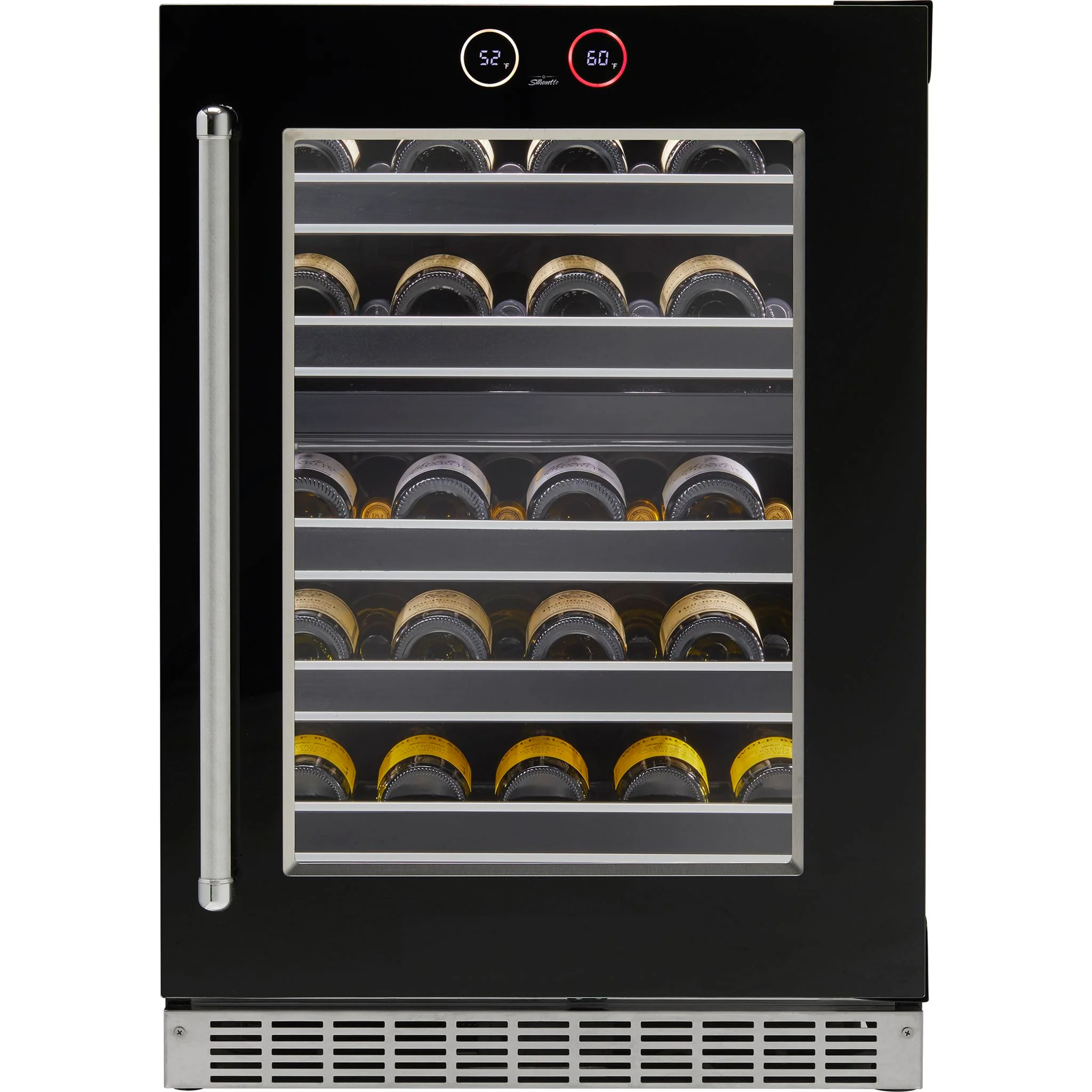 Silhouette Reserve – 24? Built-In Wine Cellar  – Right Swing -Stainless Steel (SRVWC050R) - Image 2