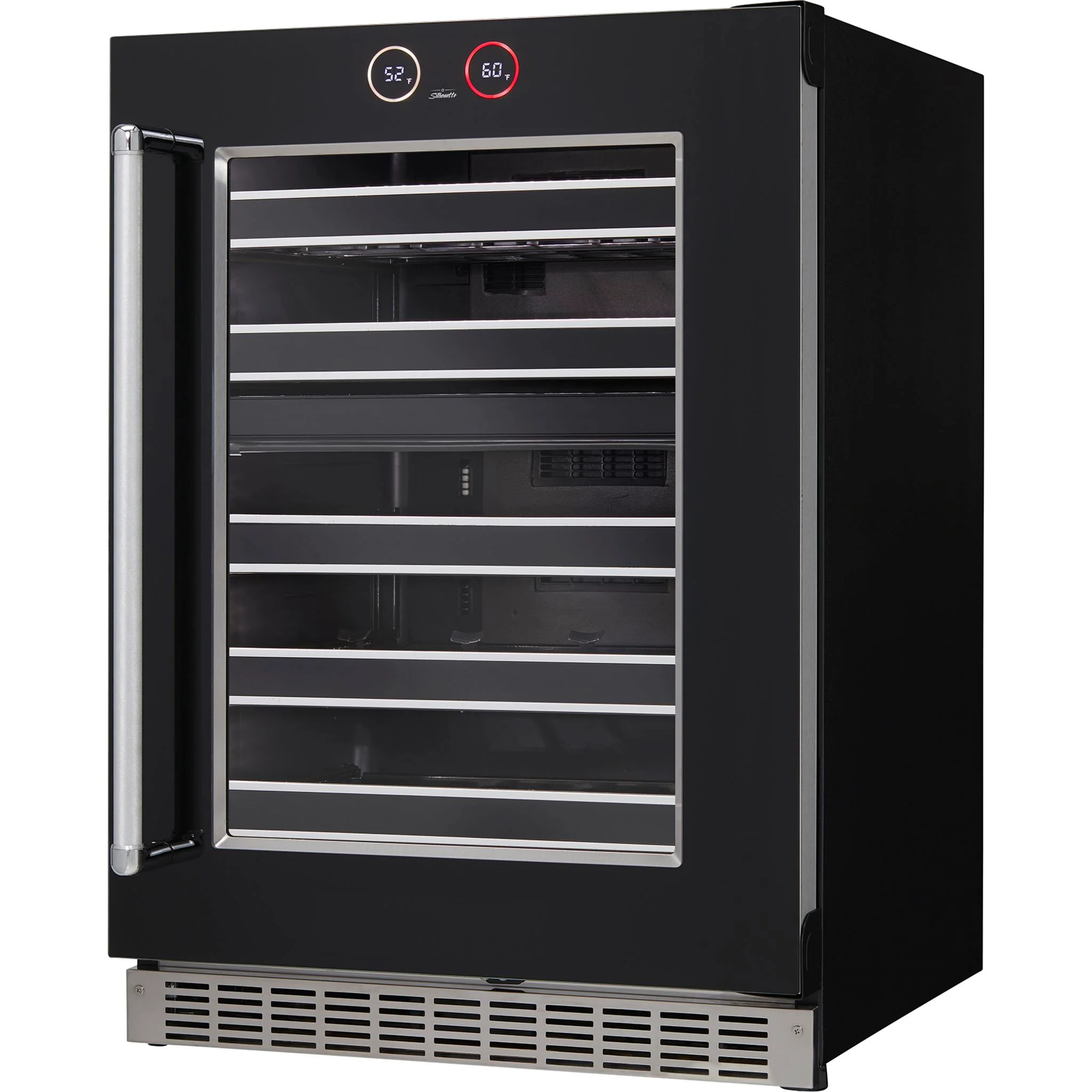 Silhouette Reserve – 24? Built-In Wine Cellar  – Right Swing -Stainless Steel (SRVWC050R) - Image 3